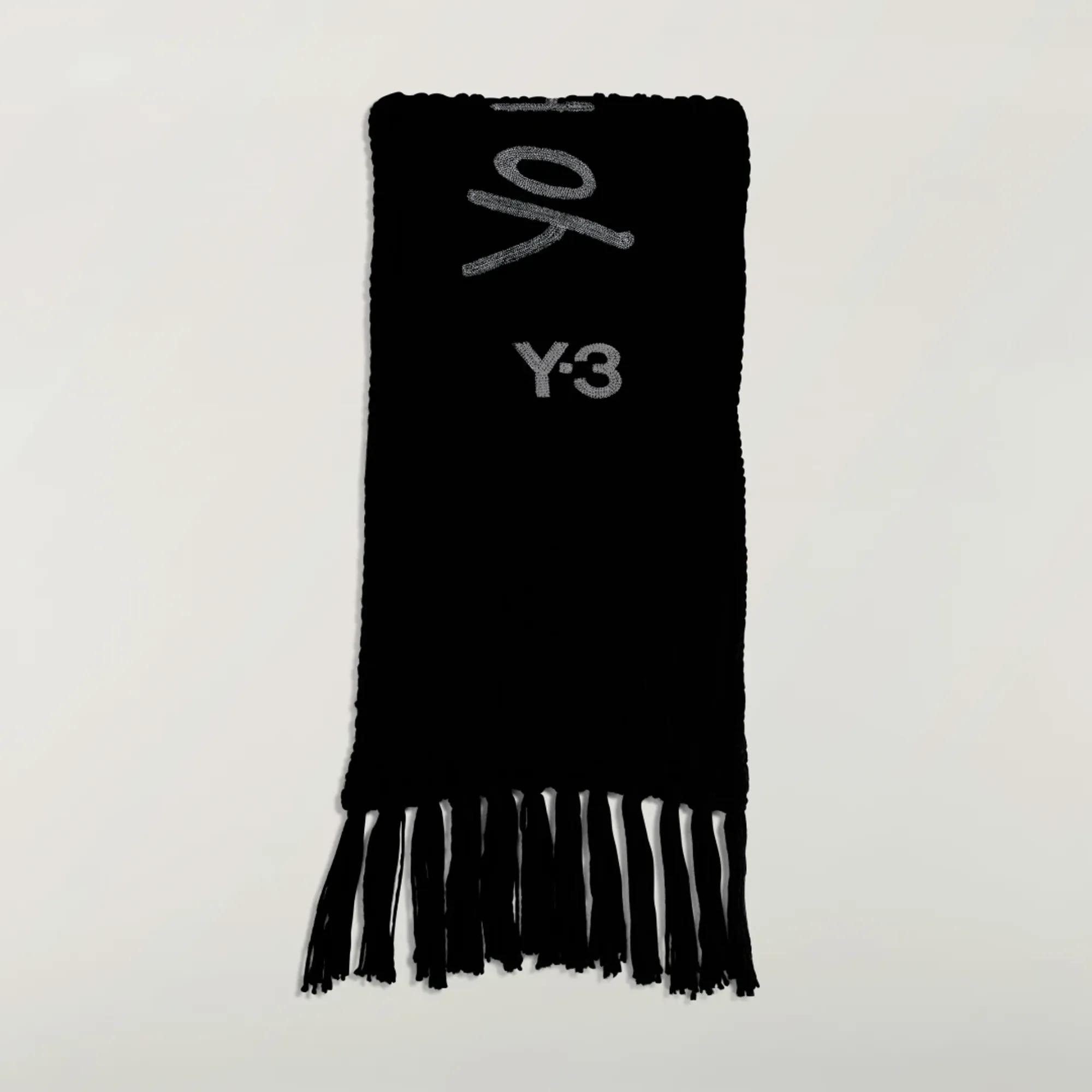 adidas Y-3 Oversized Chunky Knit Scarf