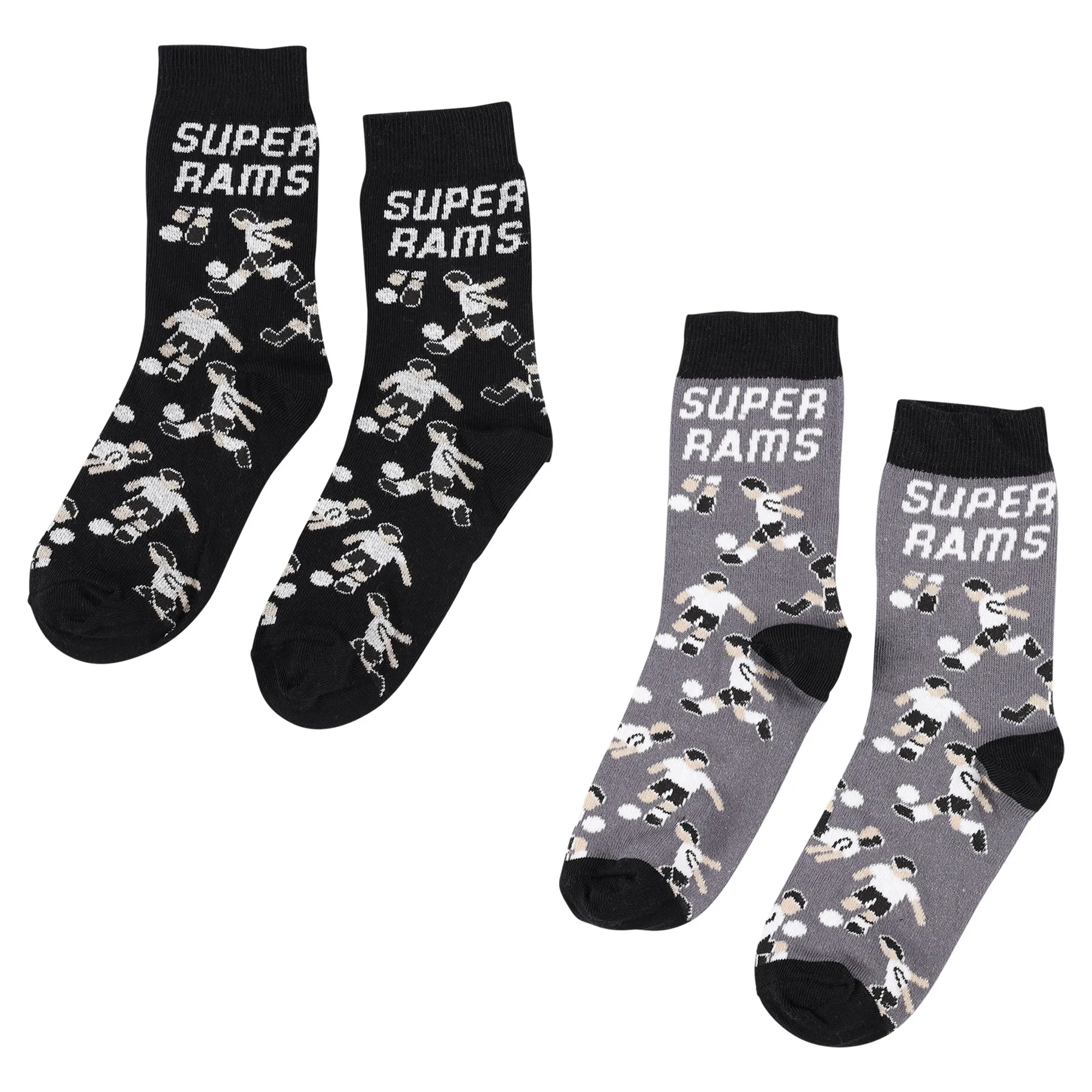 Derby County 2 Pack - Black/Grey - Kids