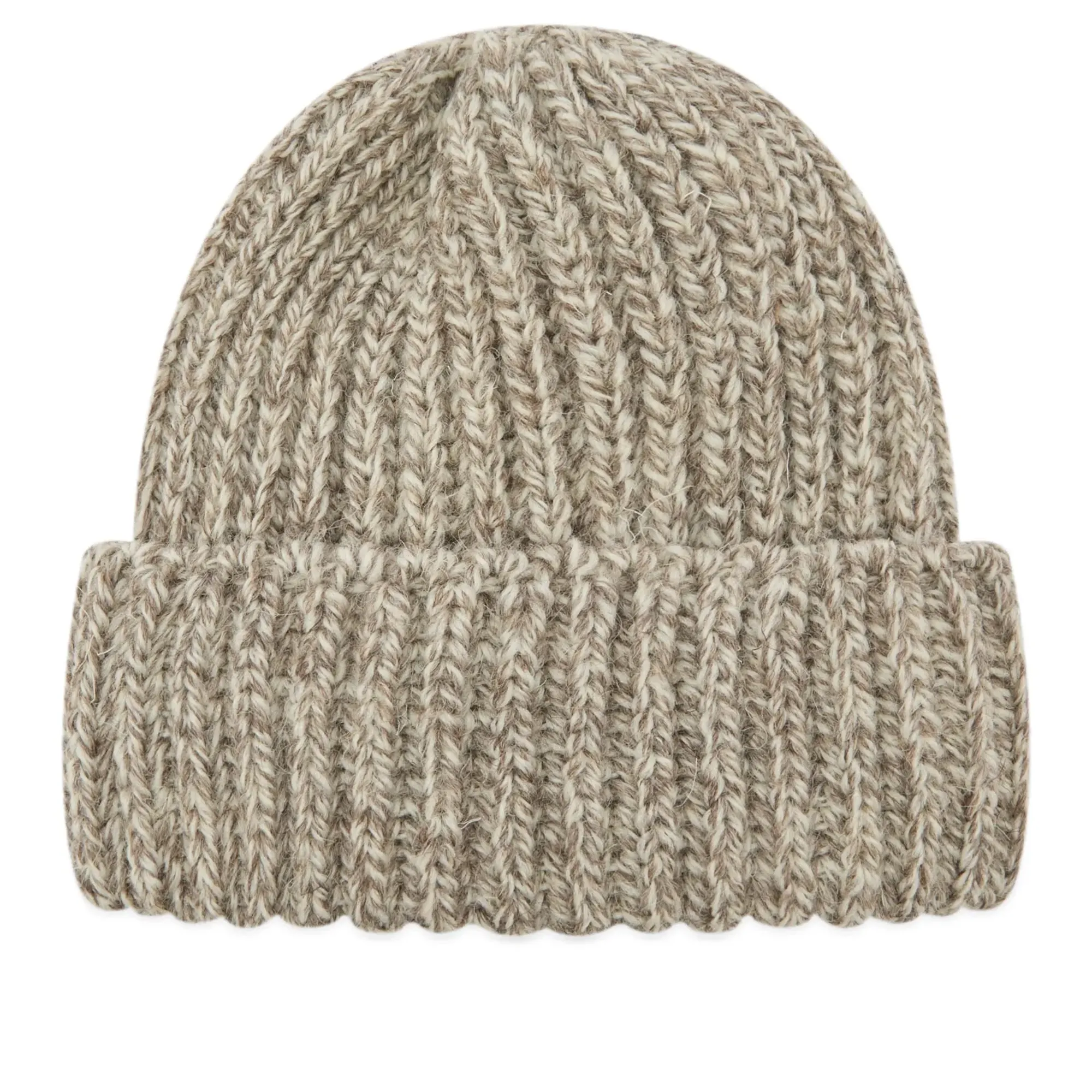 Café Mountain Men's Wool Toque Beanie Natural