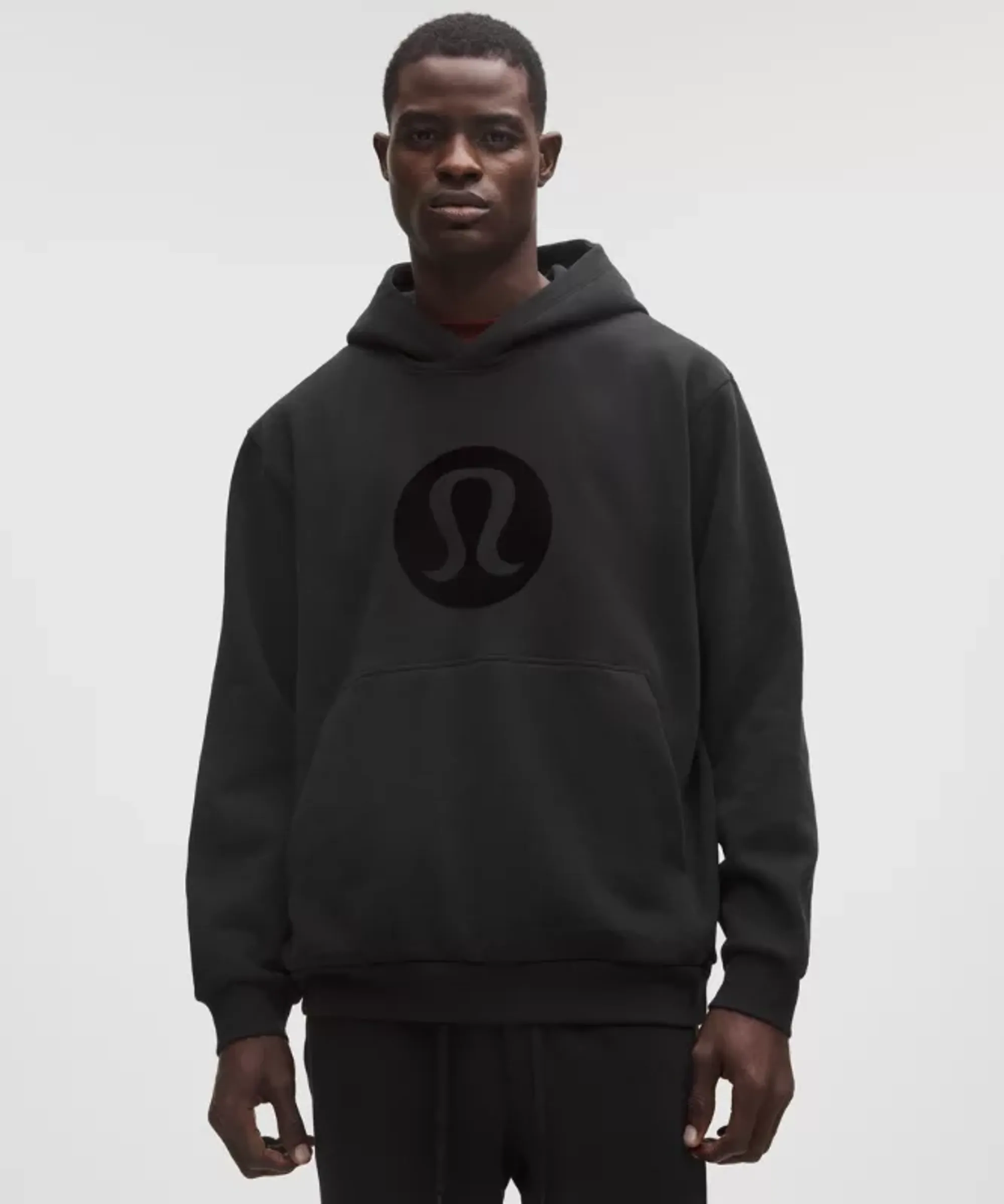 lululemon – Men's Steady State Pullover Hoodie Logo – Color Black – Size Large