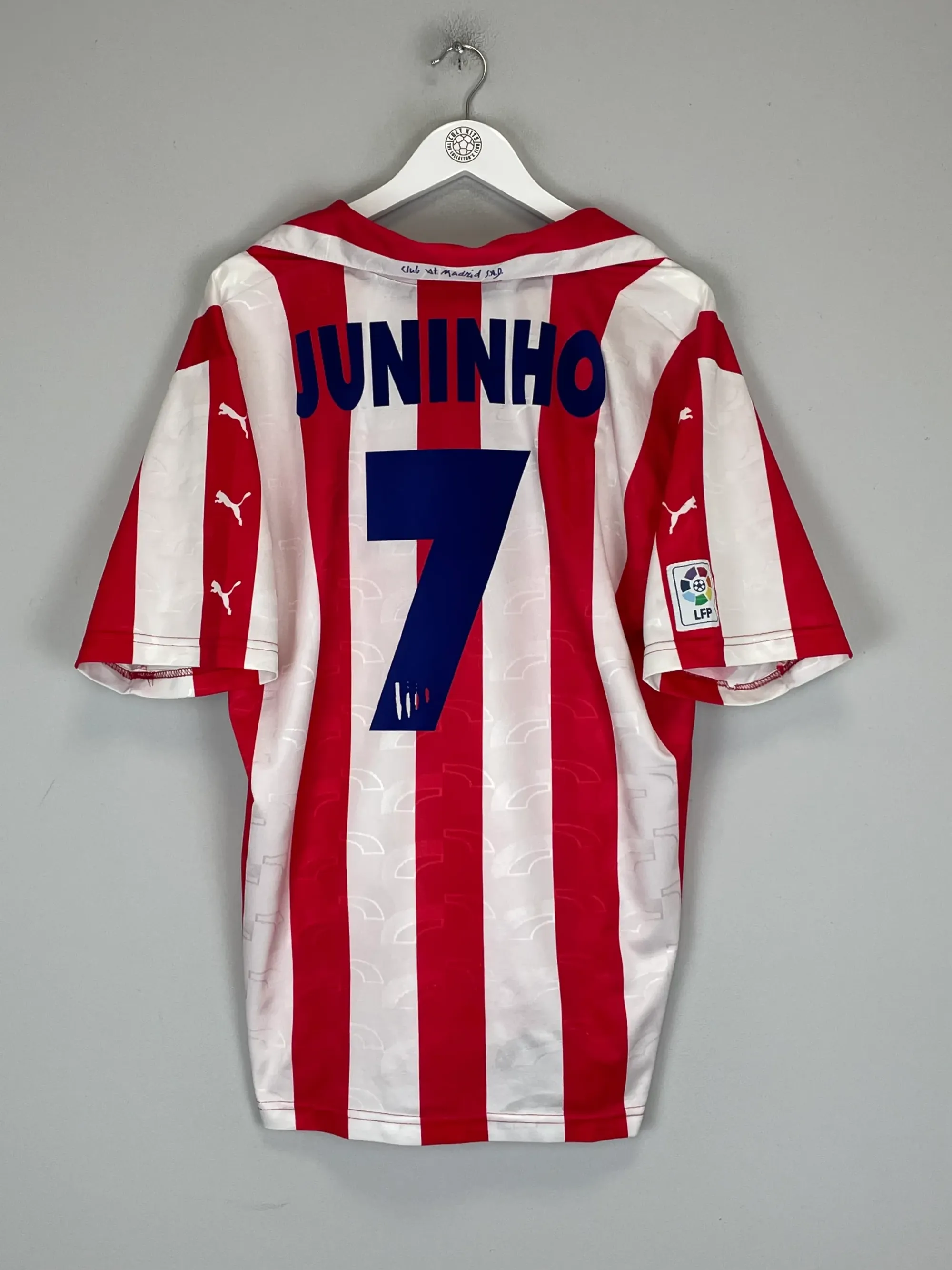 1997/98 ATLETICO MADRID JUNINHO #7 HOME SHIRT (XL) PUMA | CULT KITS