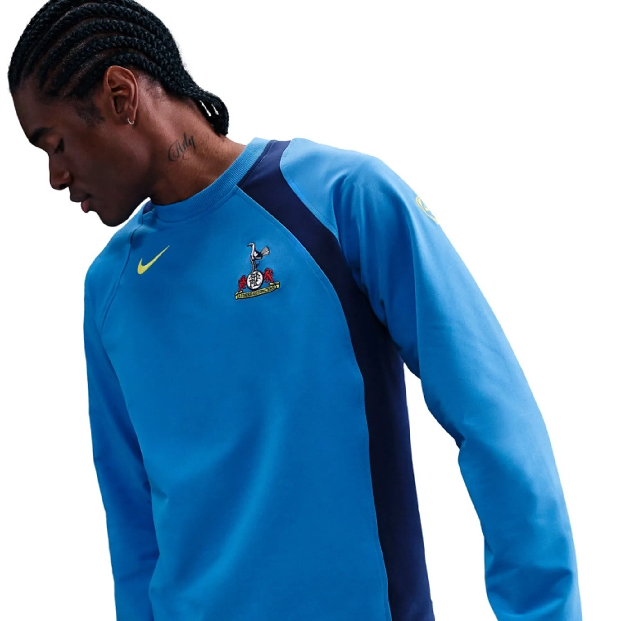 Tottenham Hotspur Nike T90 Crew Top - Blue Void