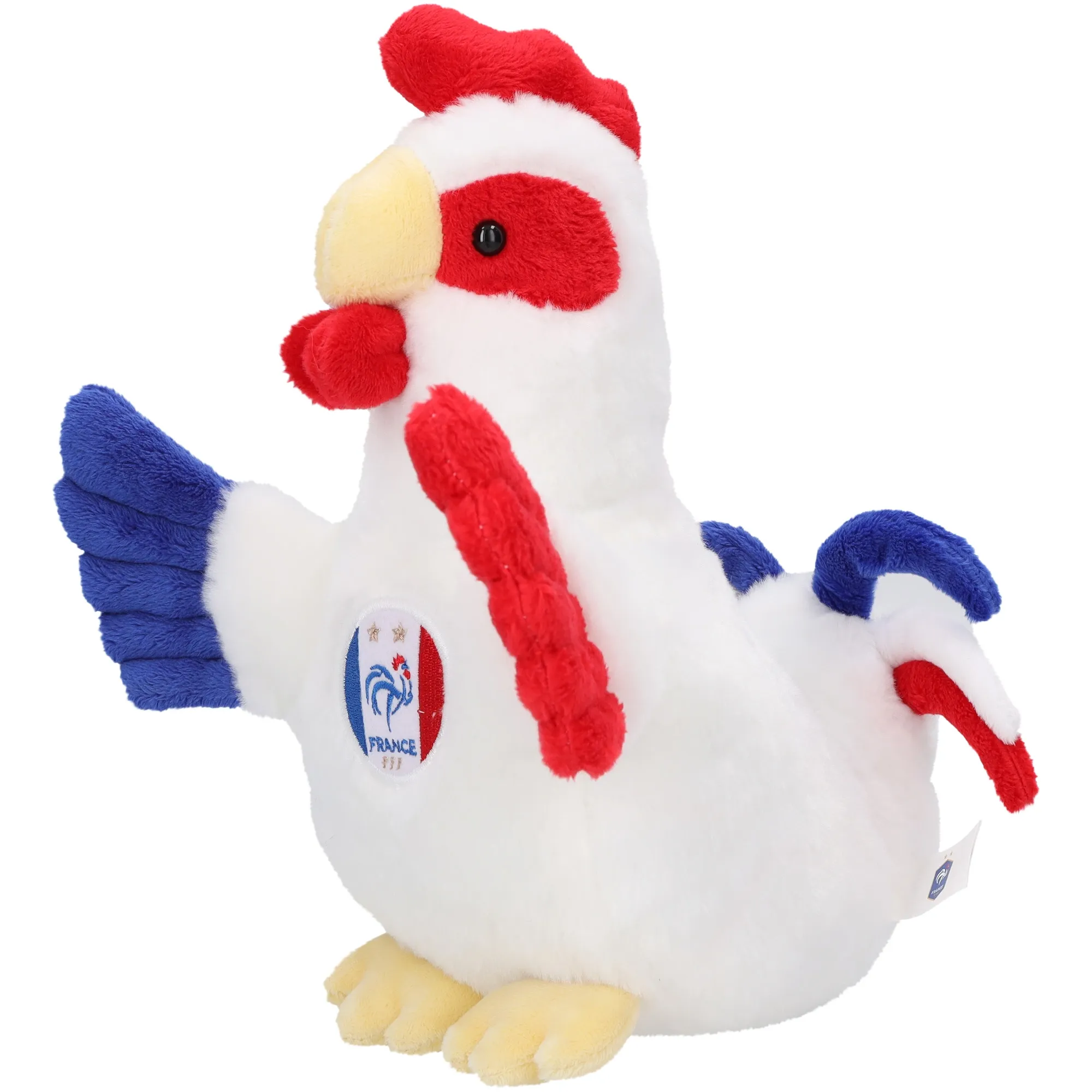 France Rooster Soft Toy - Blue White & Red - 25cm