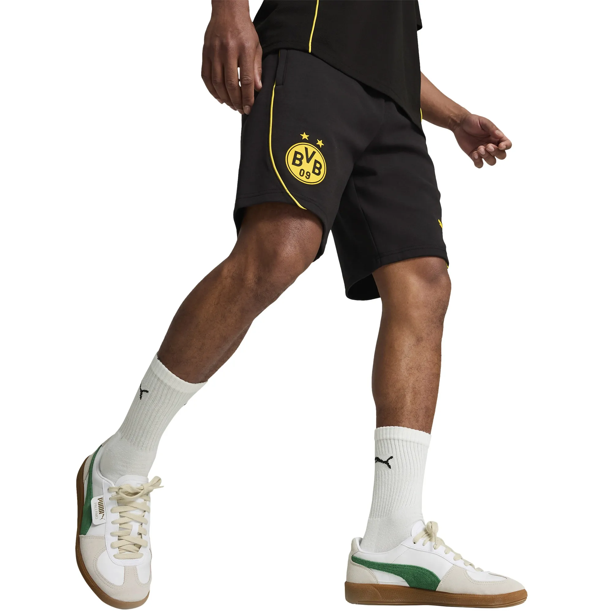 Borussia Dortmund PUMA Casuals Shorts - Black