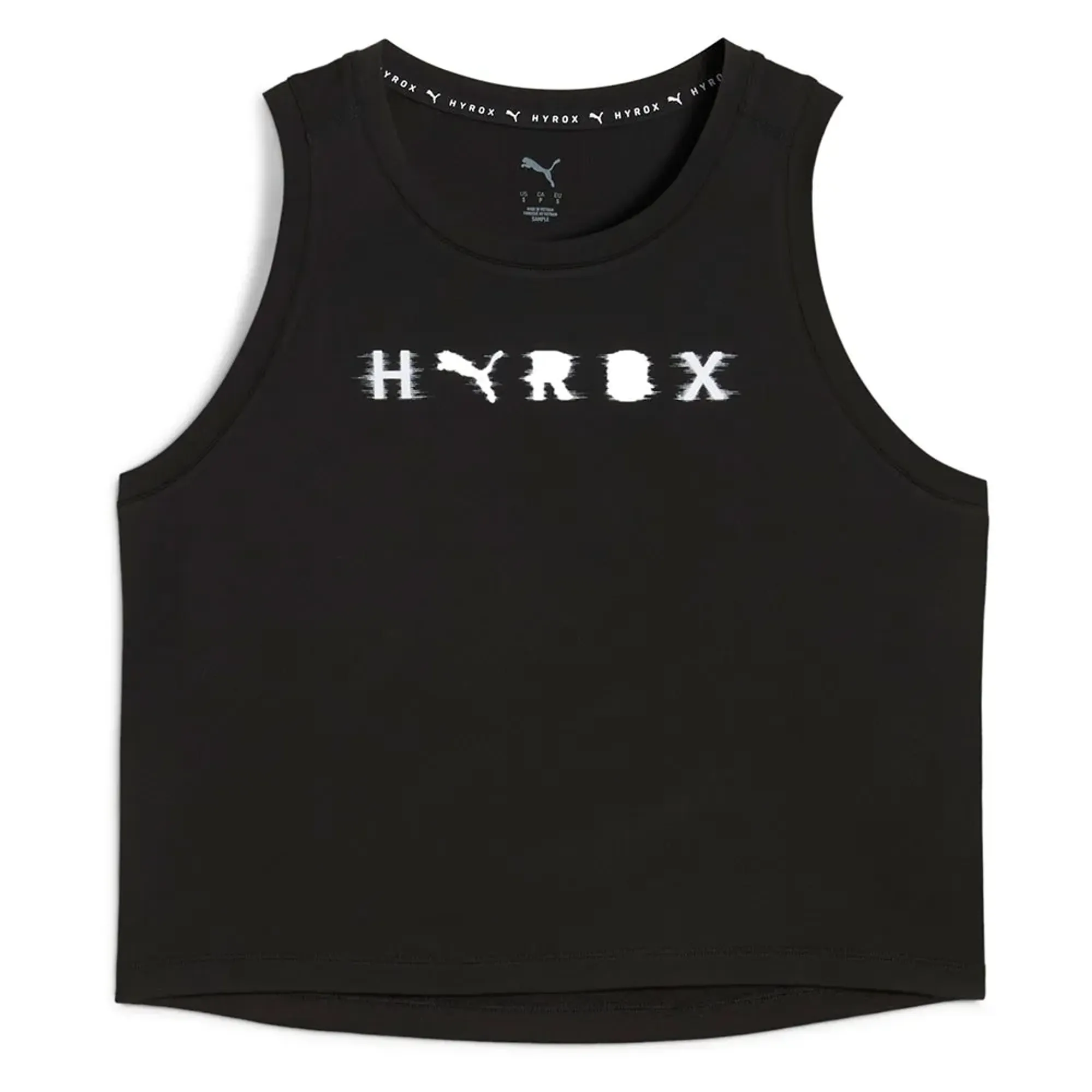PUMA x HYROX Cloudspun Thermoadapt Crop Tank Women, Black, size 3XL