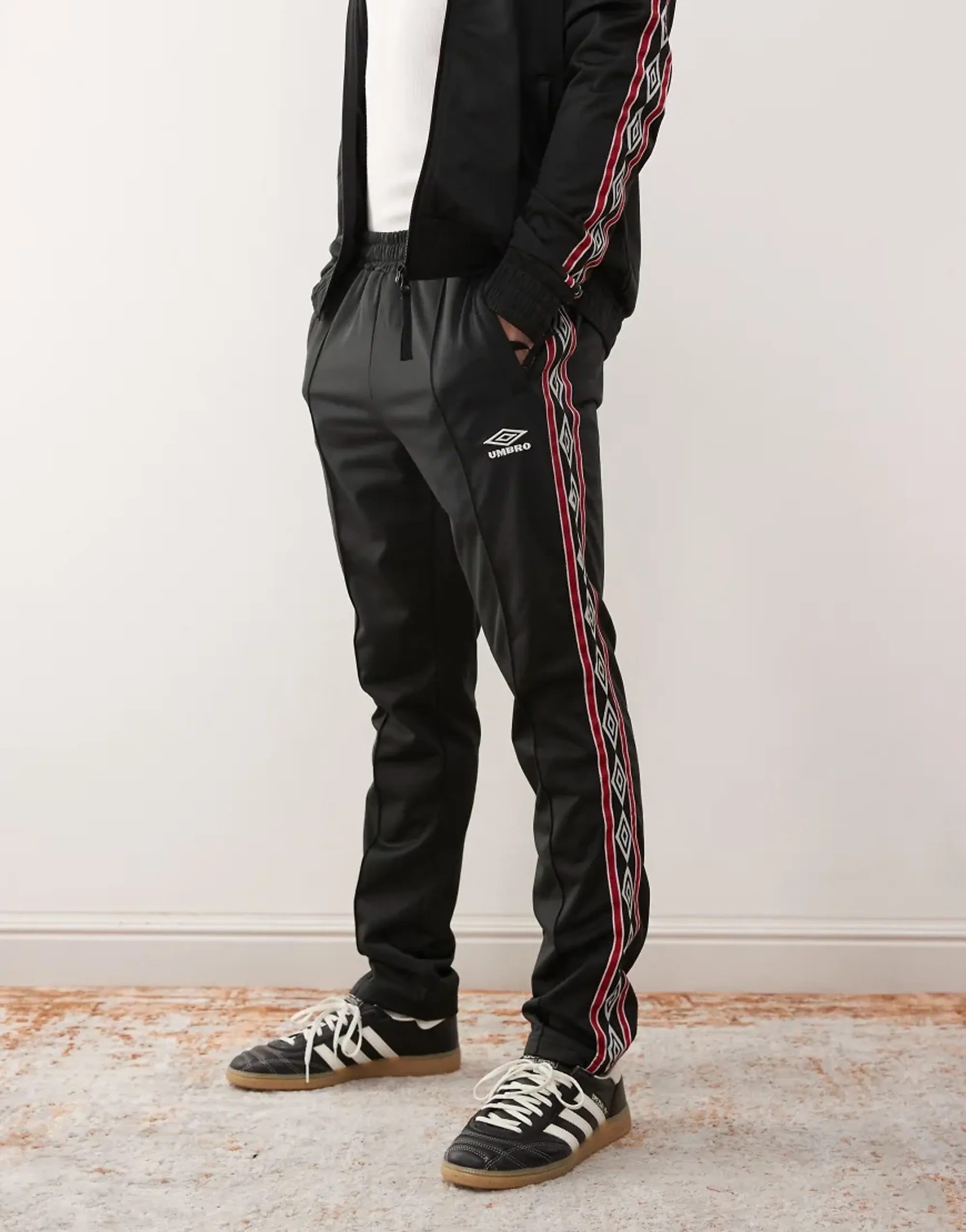 Umbro Taped Track Pant In Black