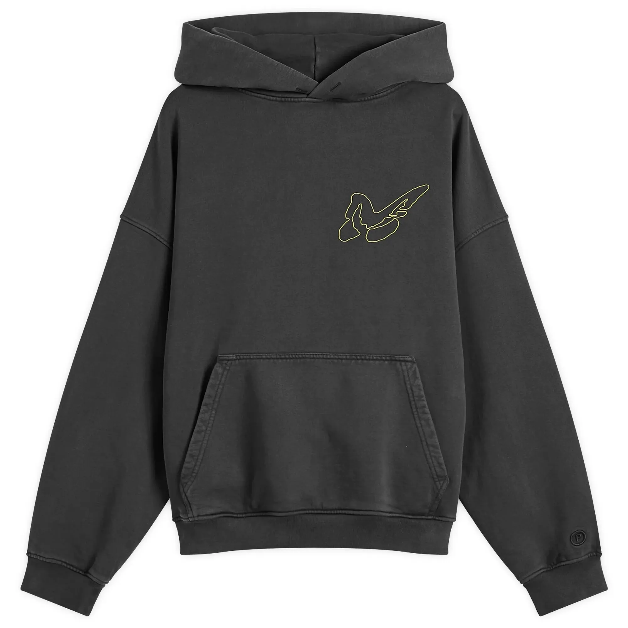 Picante Men's Butterfly Hoodie Vintage Black