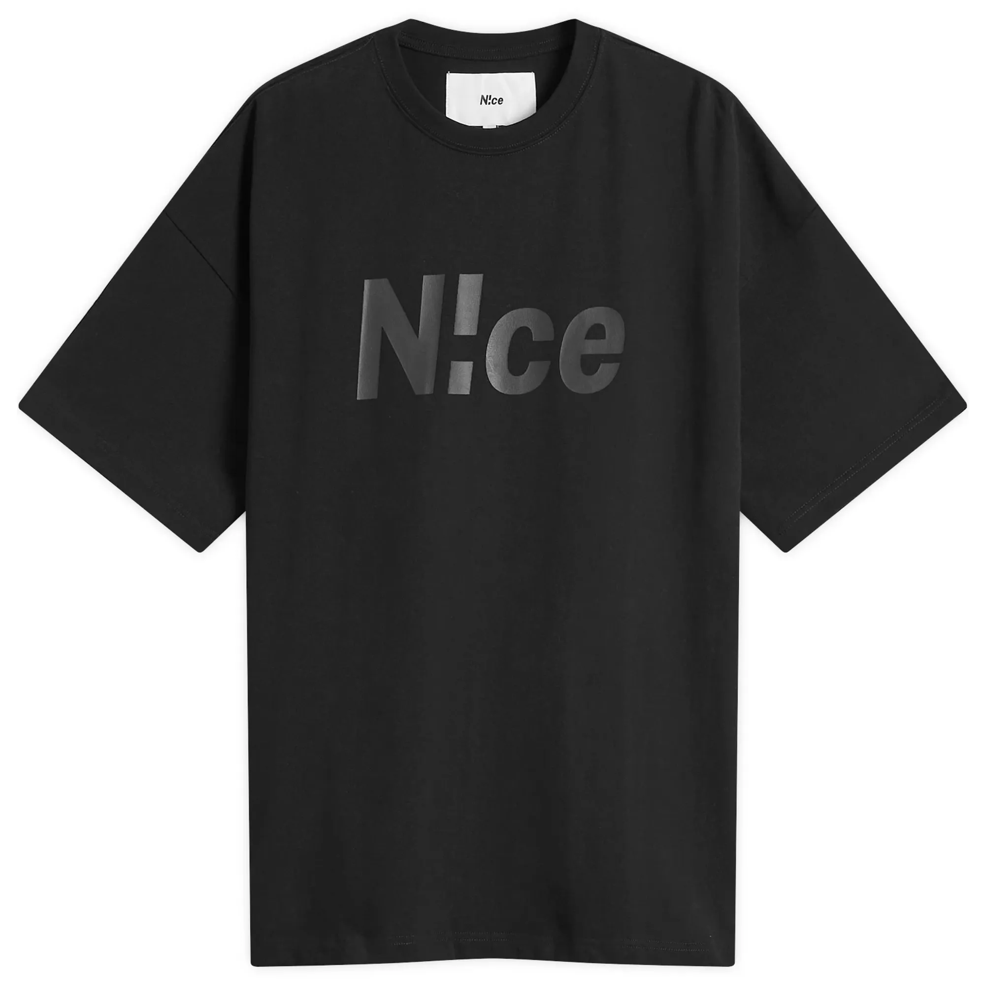 N!CE Men's Logo T-Shirt Black