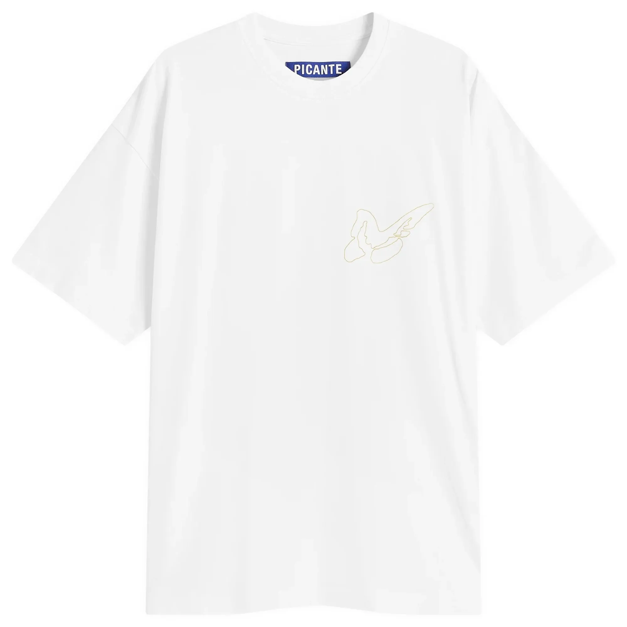 Picante Men's Butterfly T-Shirt White