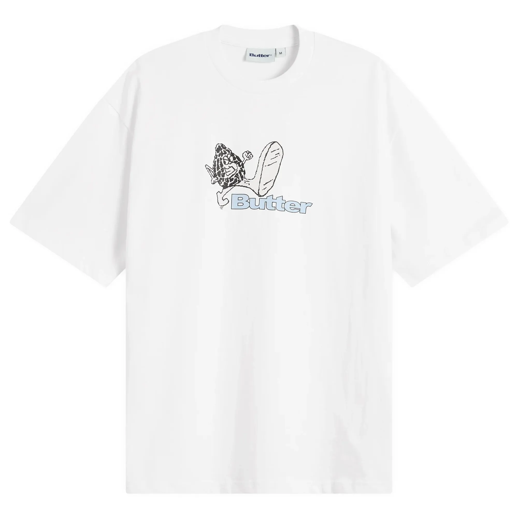 Butter Goods Men's Steppin' Logo T-Shirt White