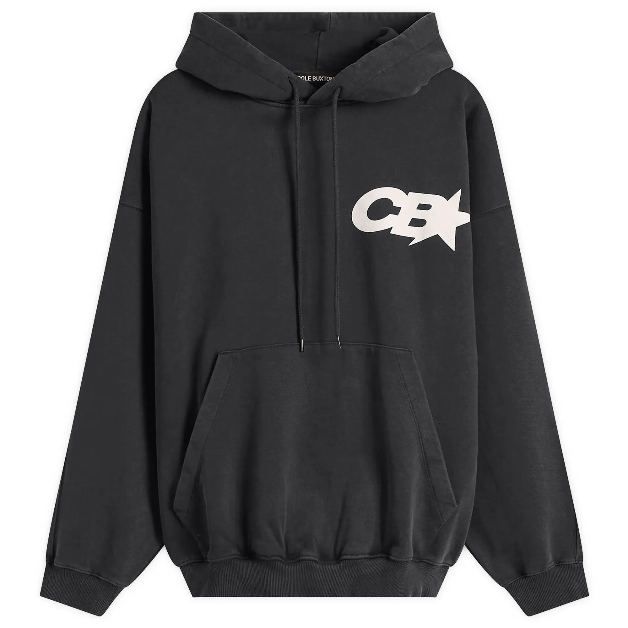 Cole Buxton Men's CB Star Racing Hoodie Vintage Black
