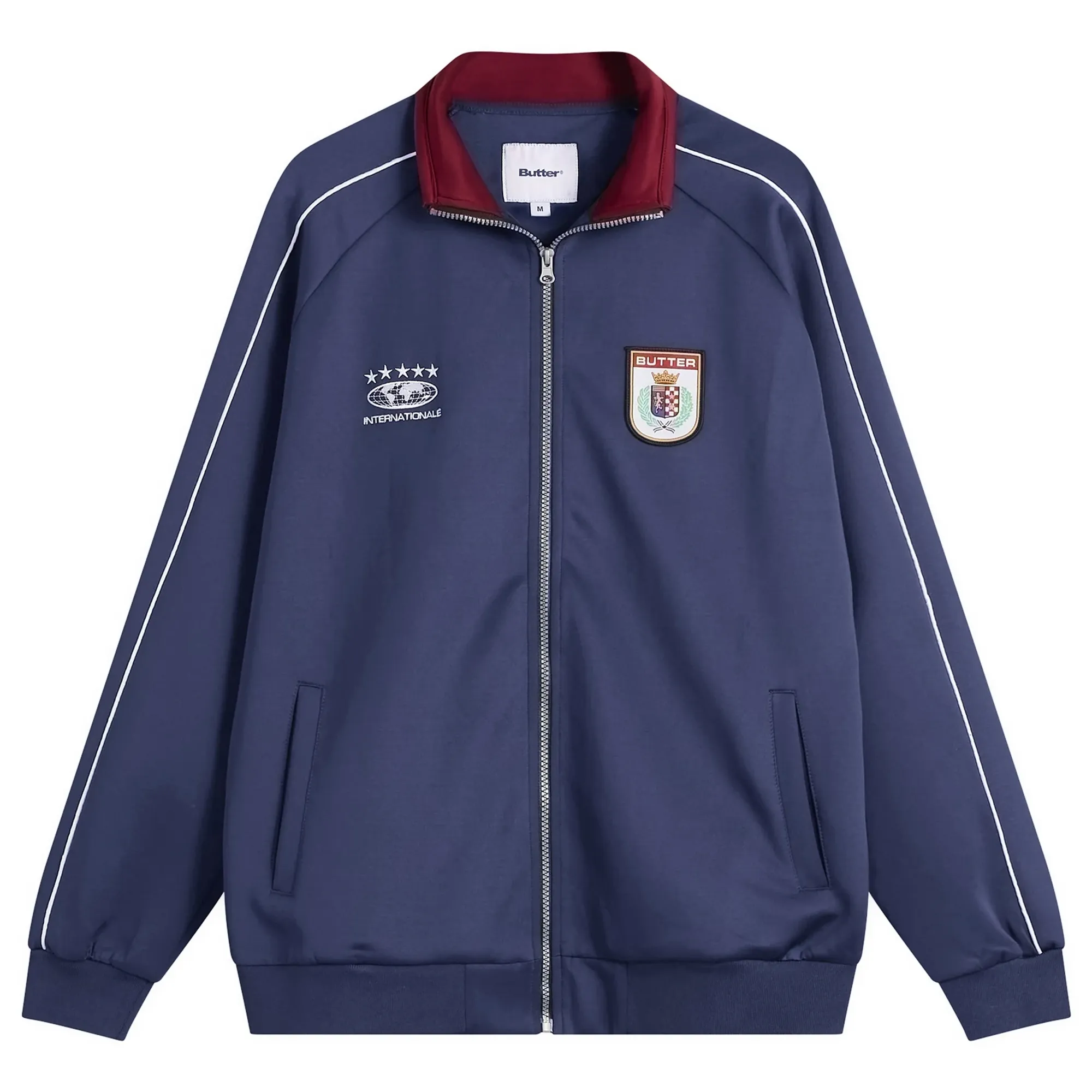Butter Goods Men's Internationale Track Jacket Navy