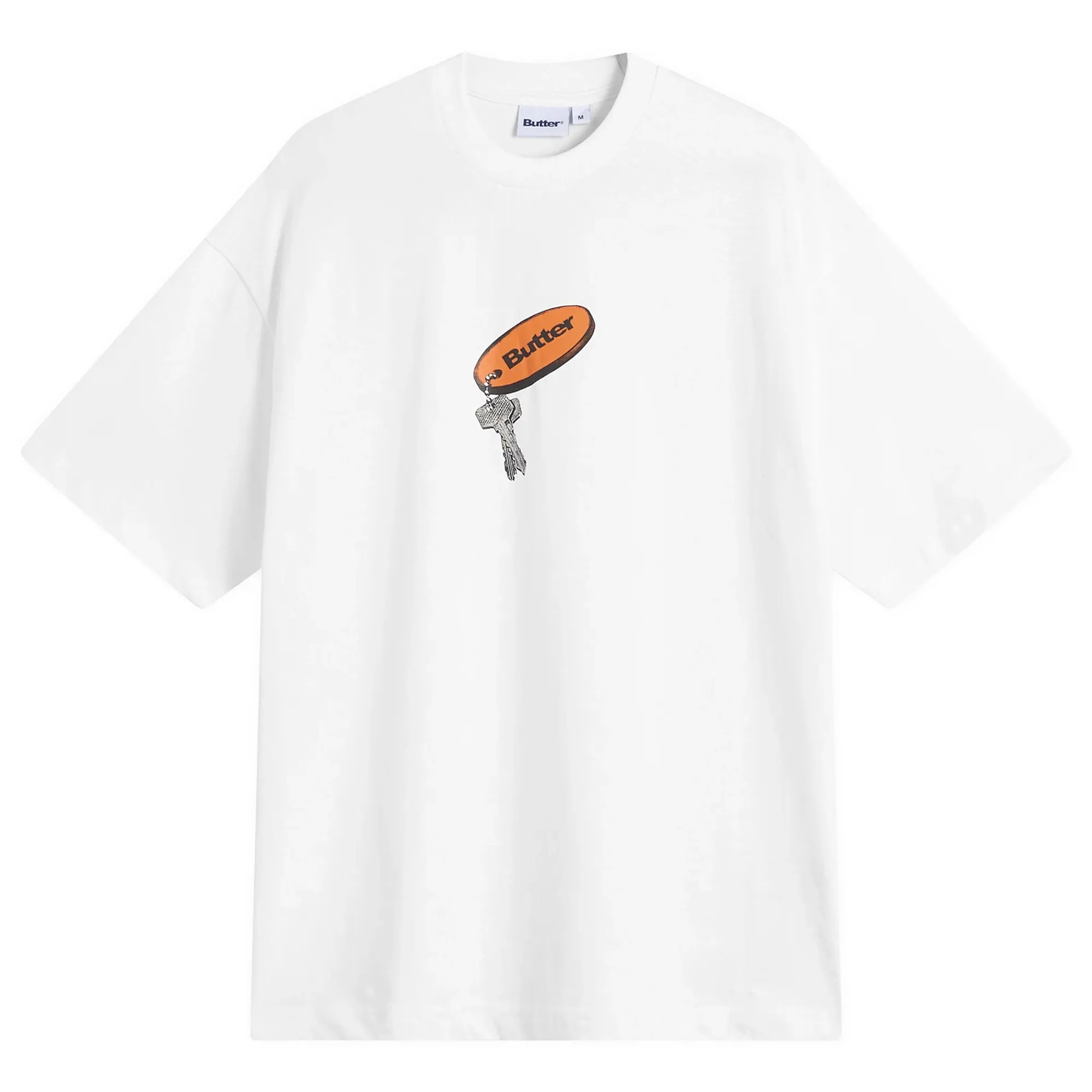 Butter Goods Men's Key Chain T-Shirt White