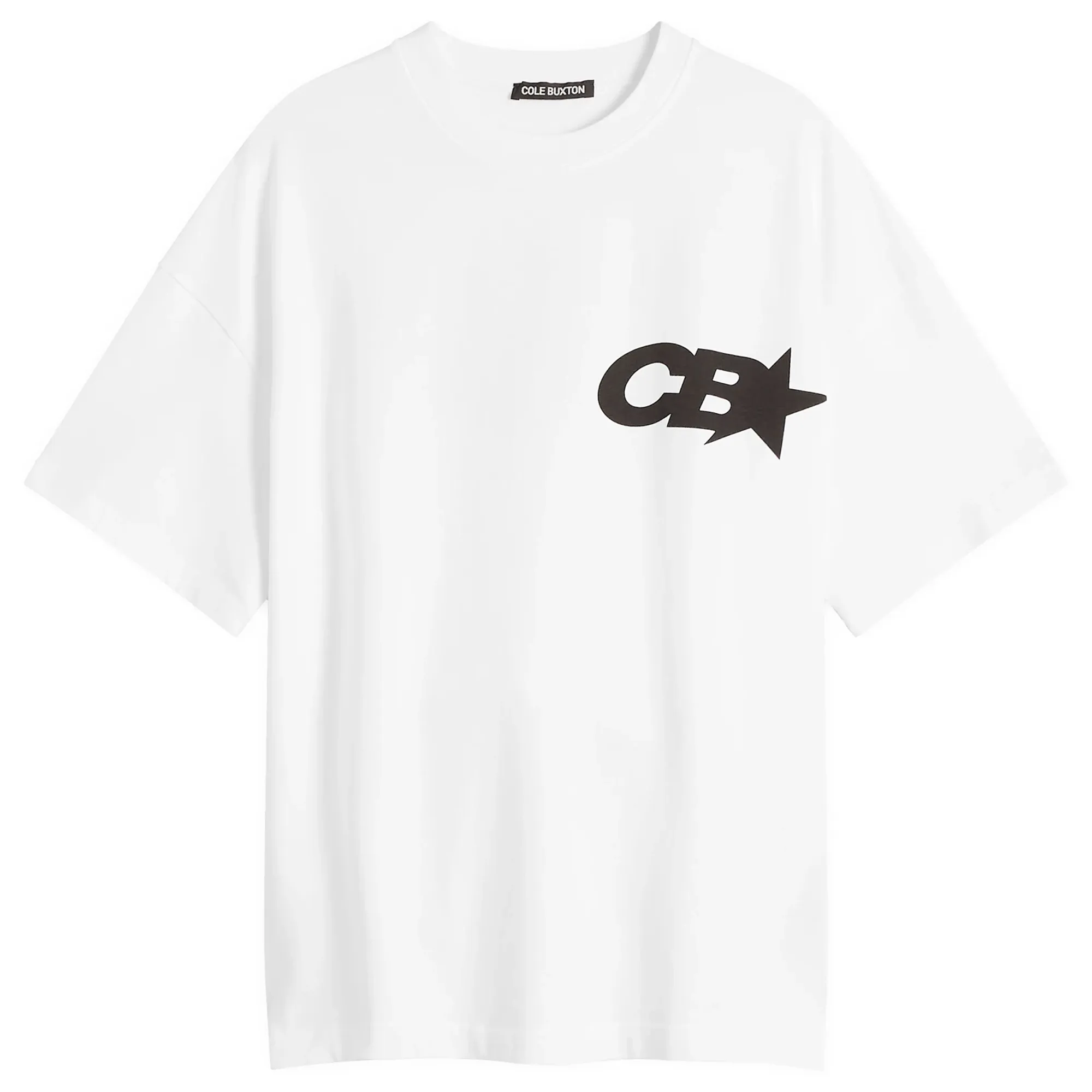 Cole Buxton Men's CB Star Racing T-Shirt White