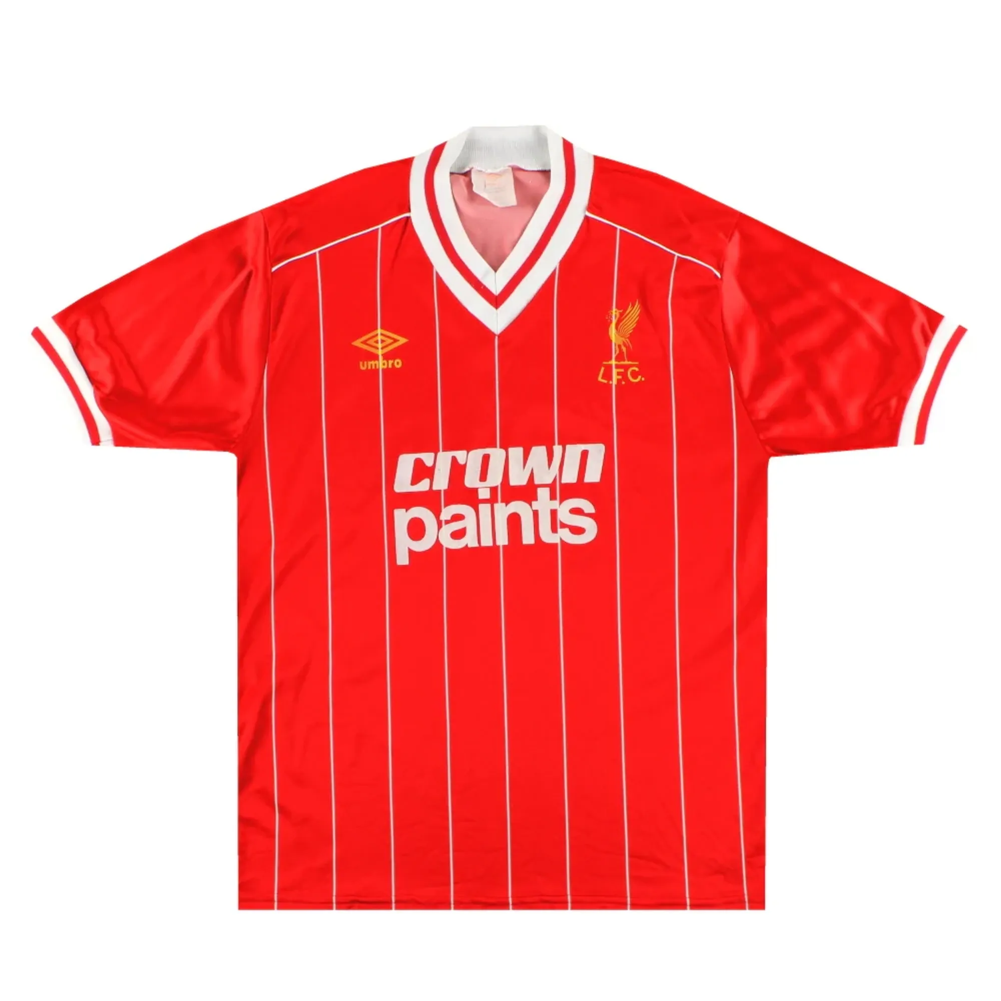 1982-85 Liverpool Umbro Home Shirt M - Liverpool / Mint 