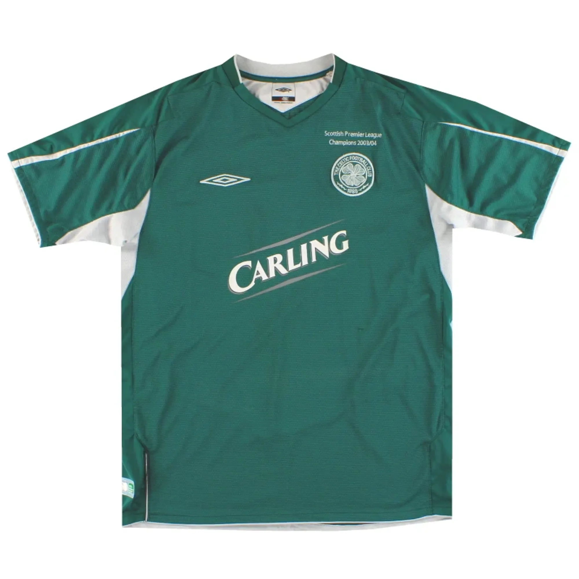 2004-05 Celtic Umbro 'Champions' Away Shirt XL - Celtic / Excellent 