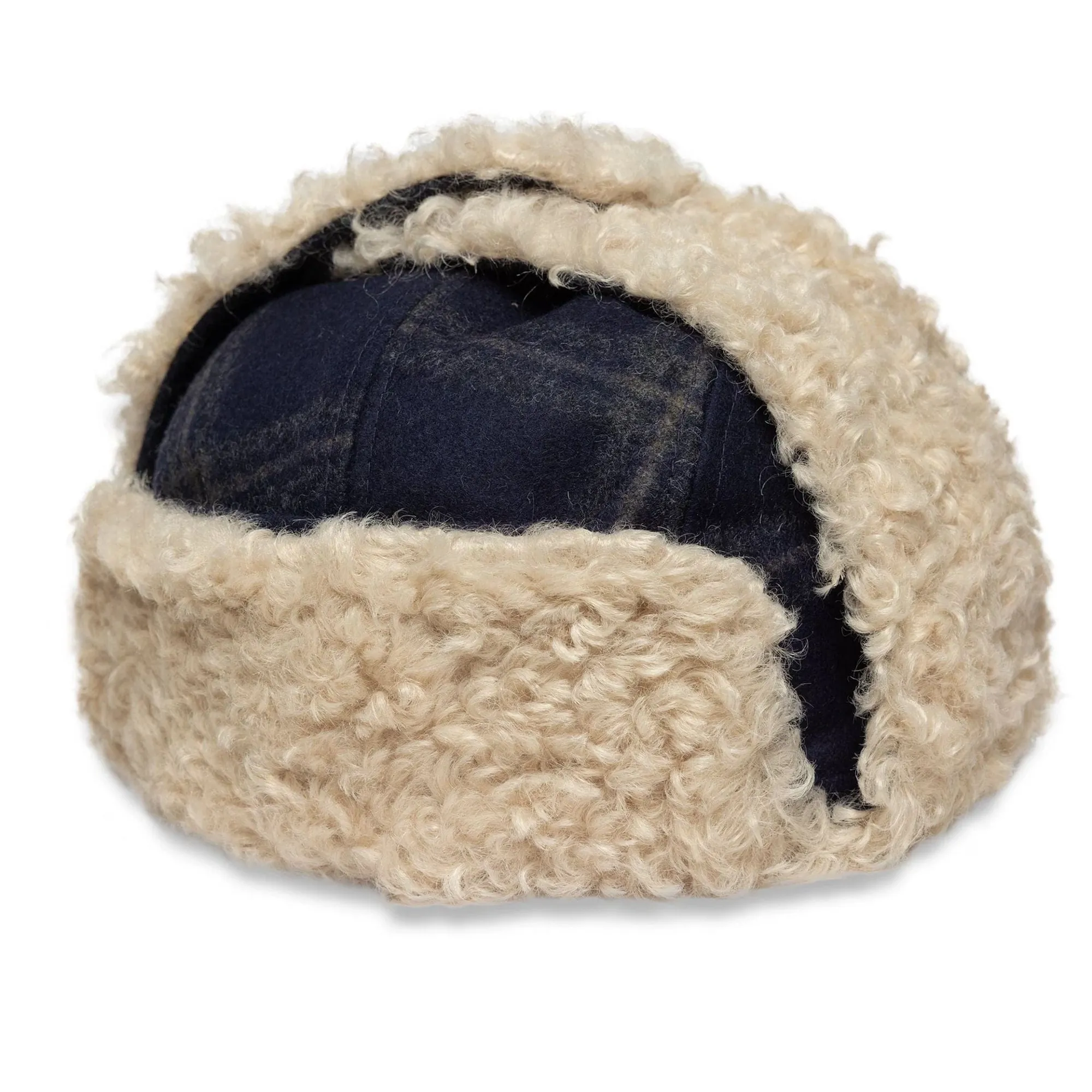 New Era Loden Navy Trapper Hat adult unisex