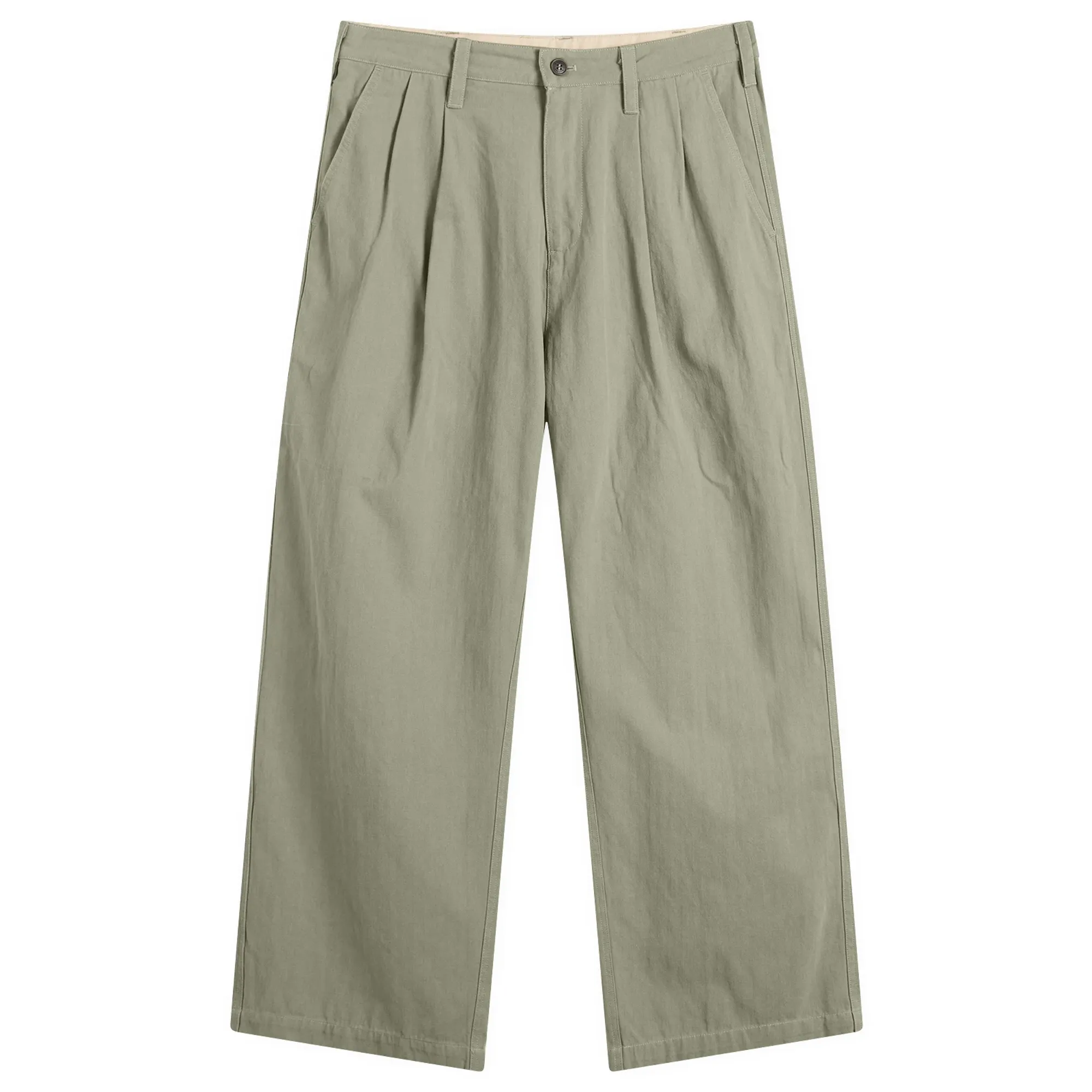 Butter Goods Men's Pleated Trousers Washed Fatigue