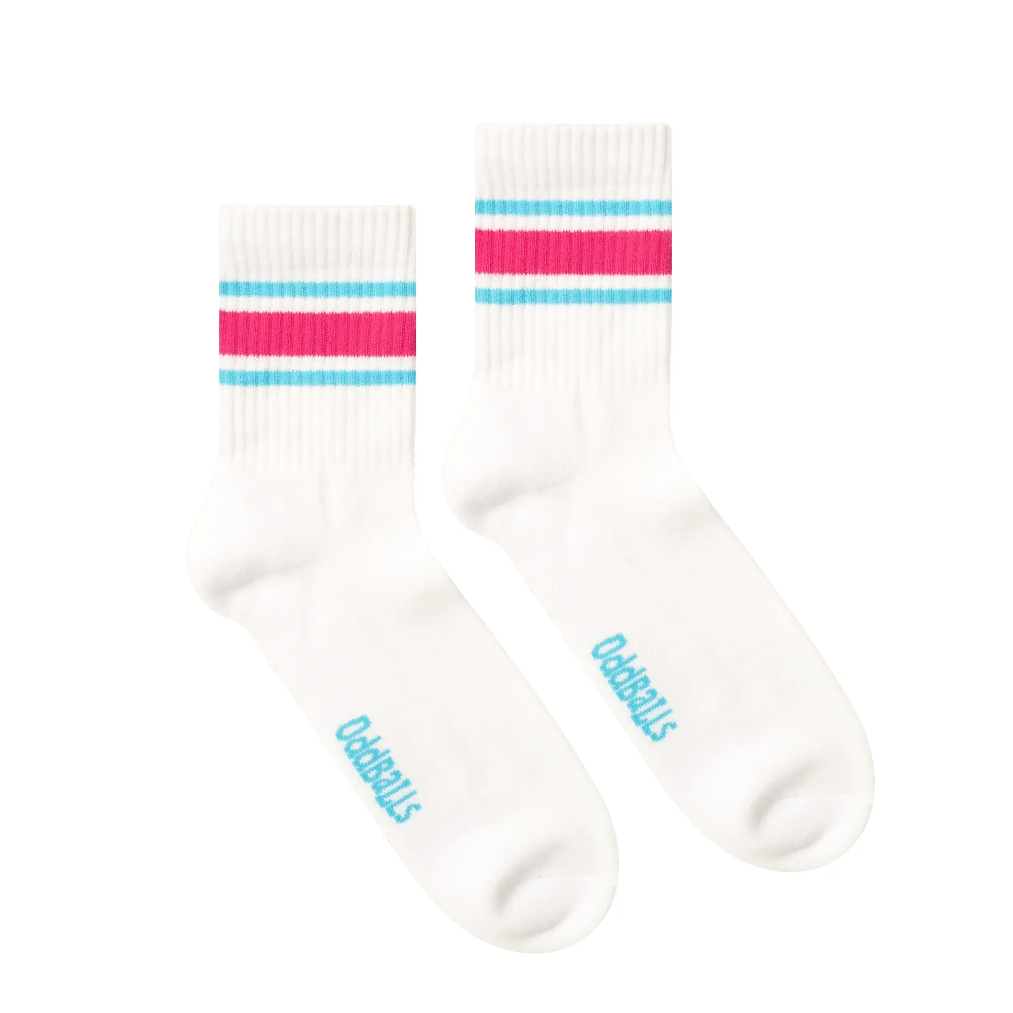 White Stripe - Quarter Socks
