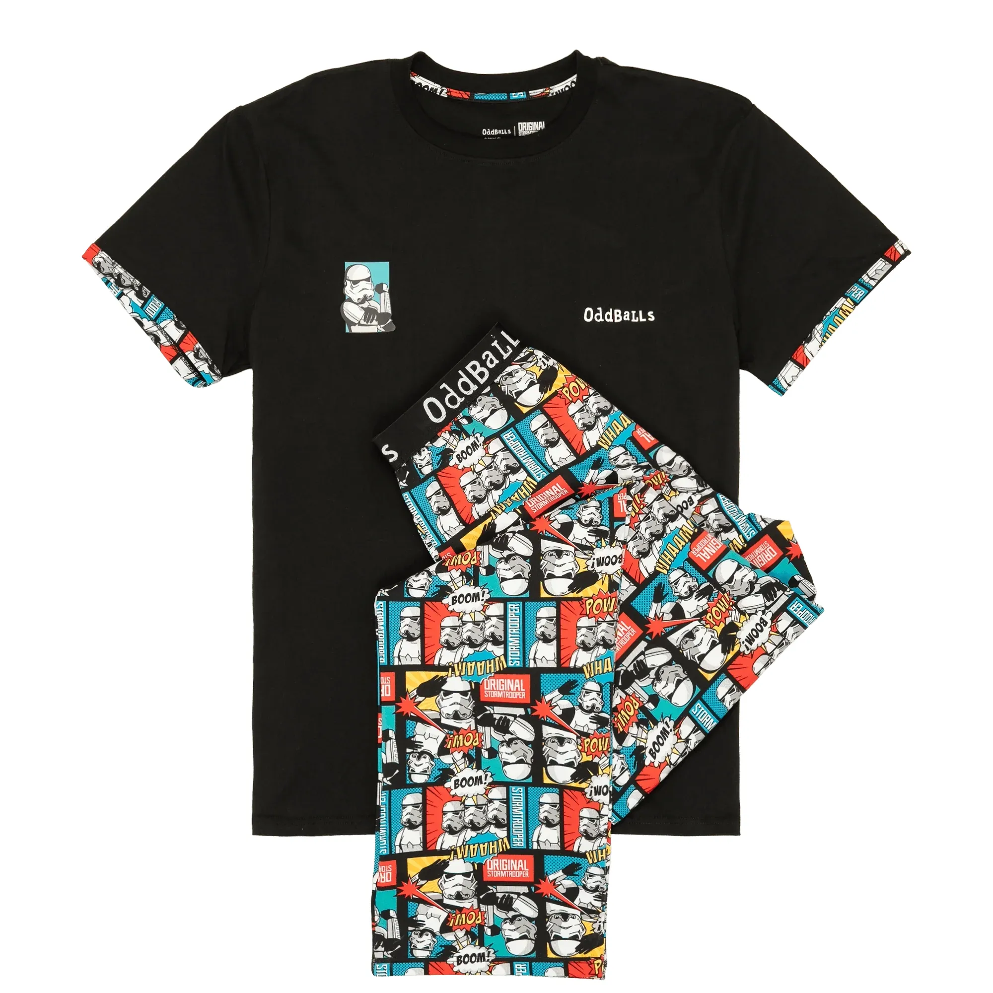 Storm Trooper Comic - Men's Long Pyjamas Set (T-Shirt & Trousers)