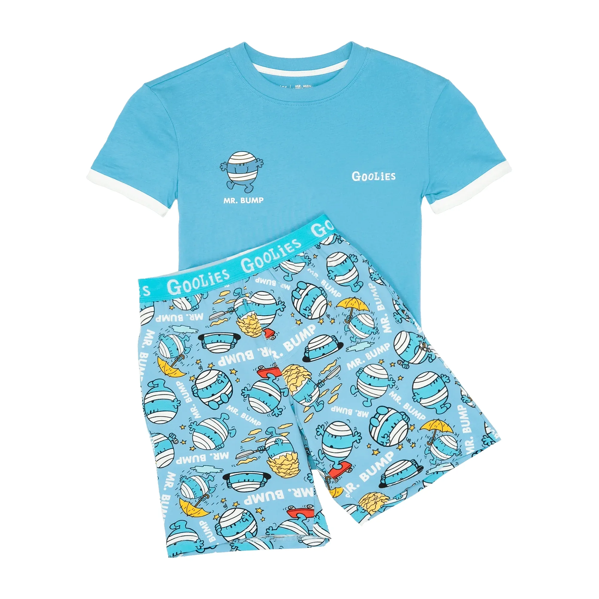 Mr Bump - Kids Short Pyjamas Set (T-Shirt & Shorts)