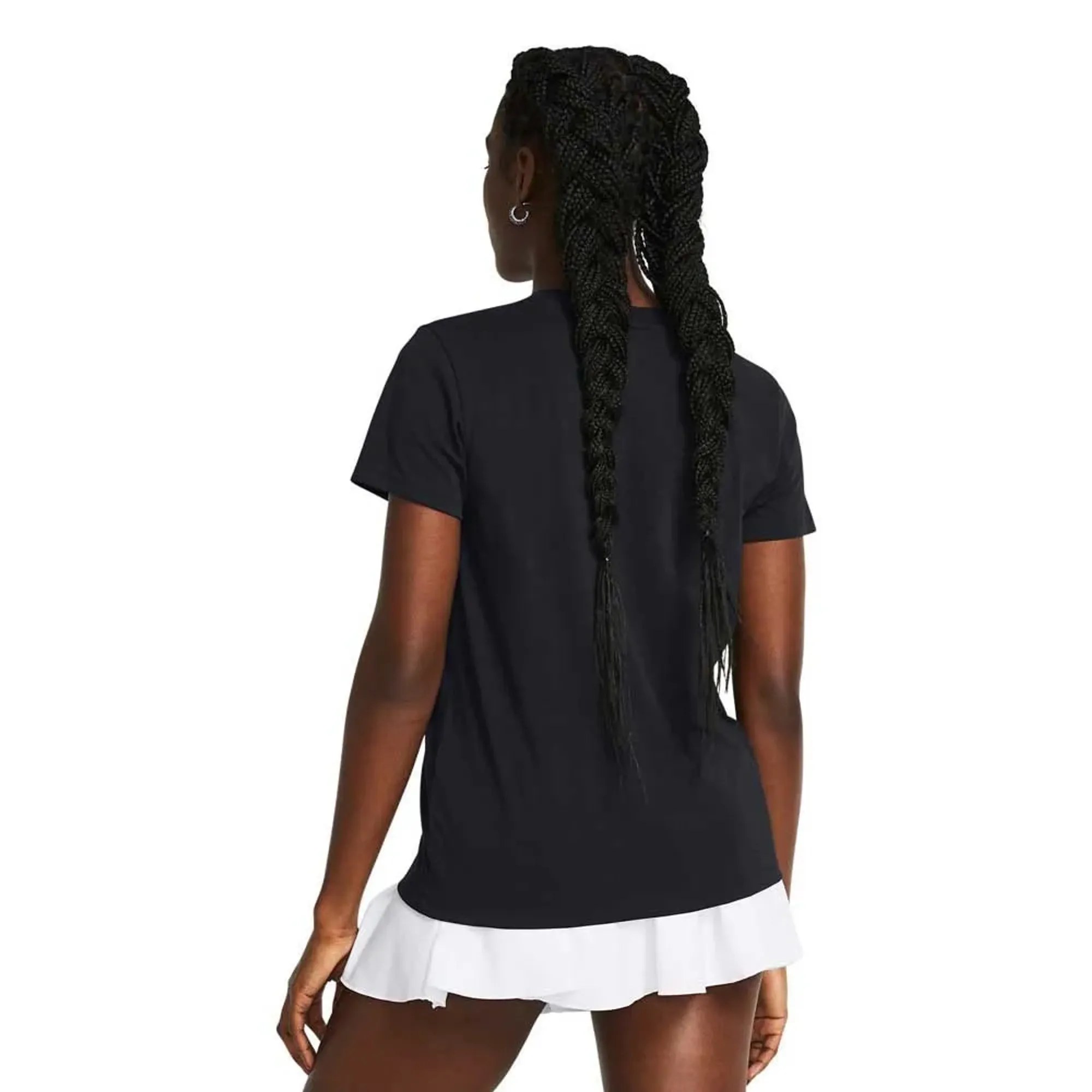 Under Armour Rival Core Women's Short Sleeve Black / White M