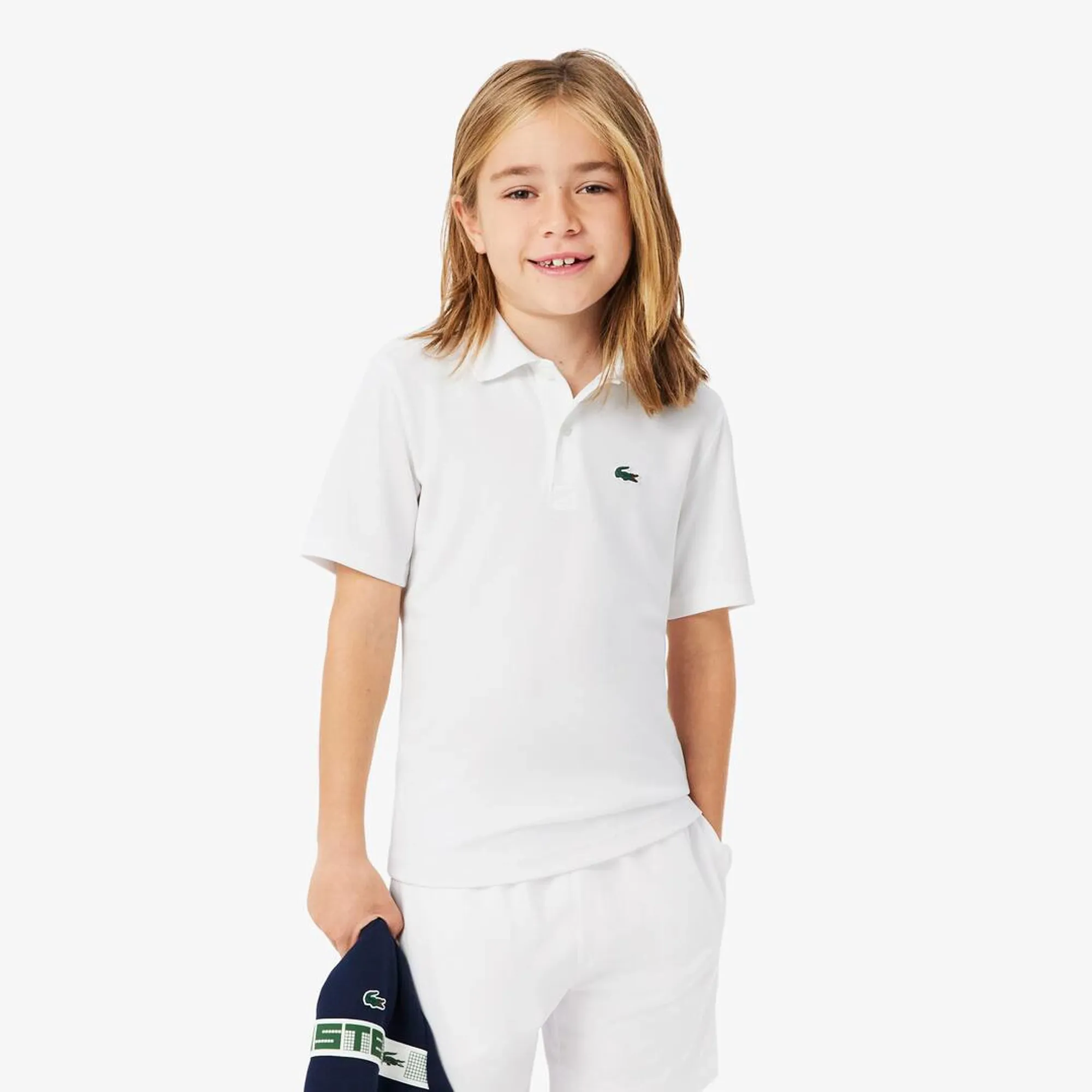 Lacoste Sport Ultra Dry Jersey Polo Shirt - White