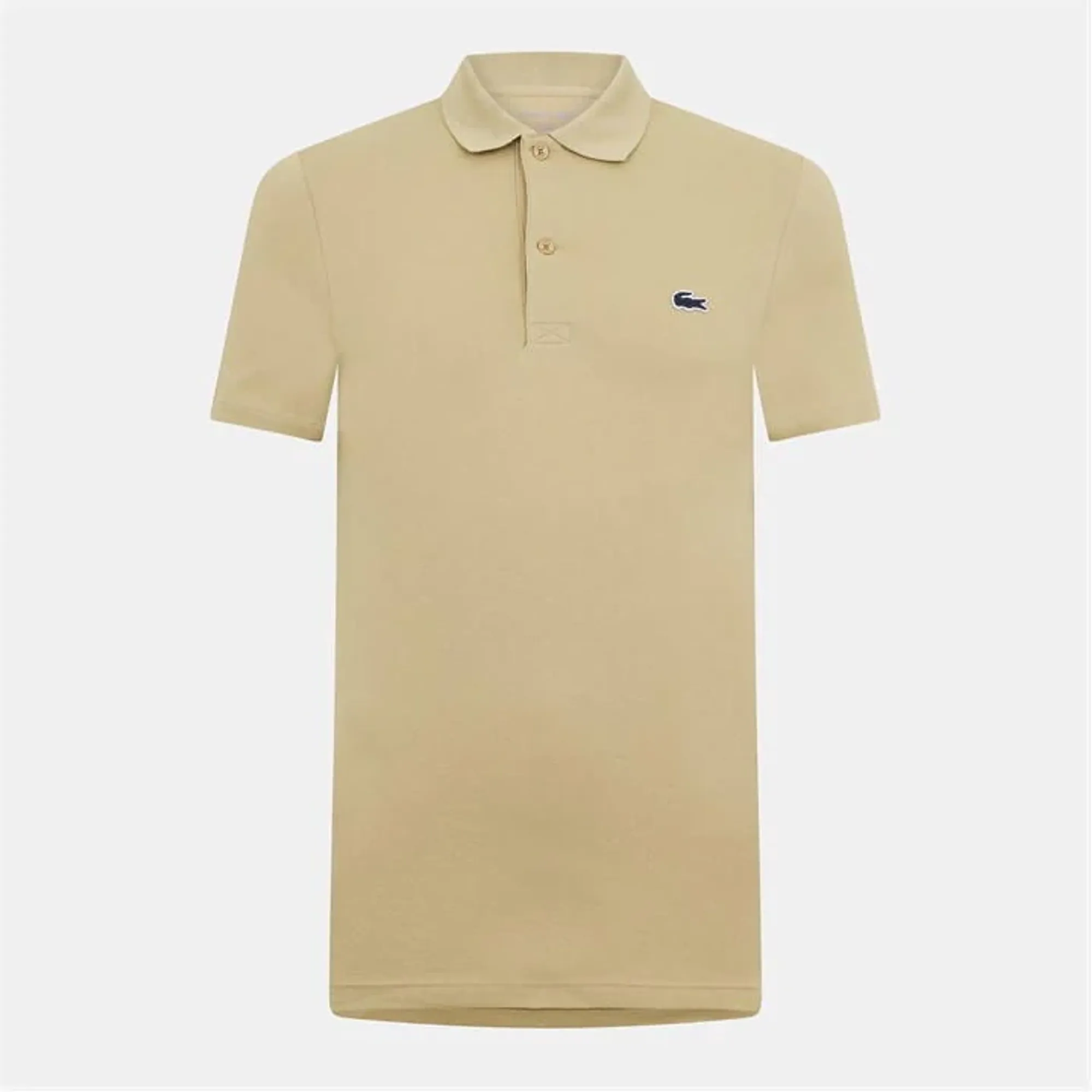 Lacoste Regular Fit Cotton Blend Polo Shirt - Beige