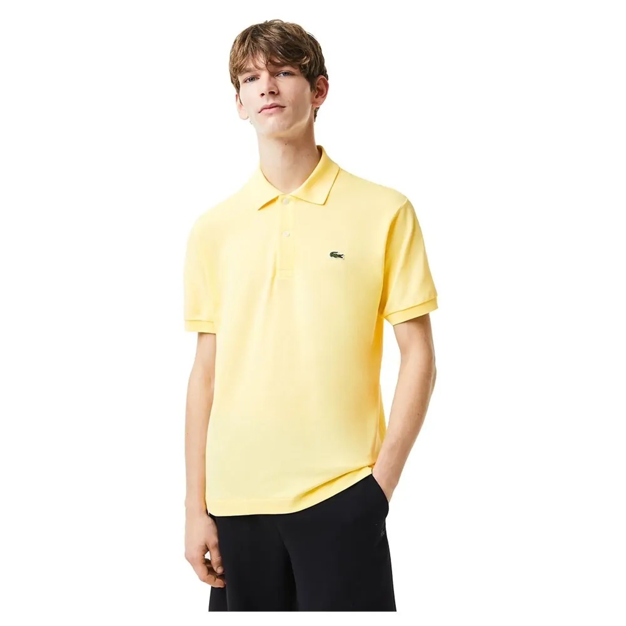 Lacoste Classic Fit L.12.12 Original Polo Shirt - Pastel Yellow