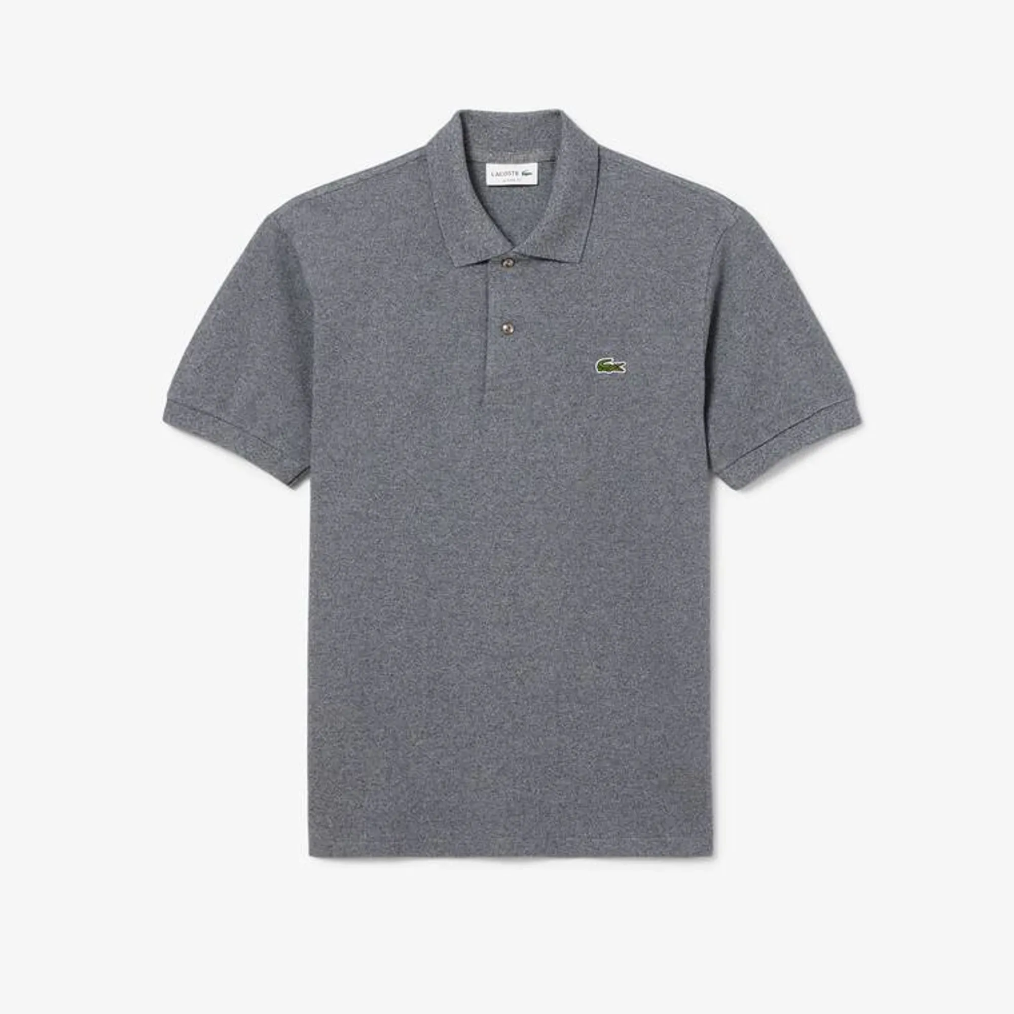 Lacoste Classic Fit L.12.12 Marl Polo Shirt - Mouse Grey