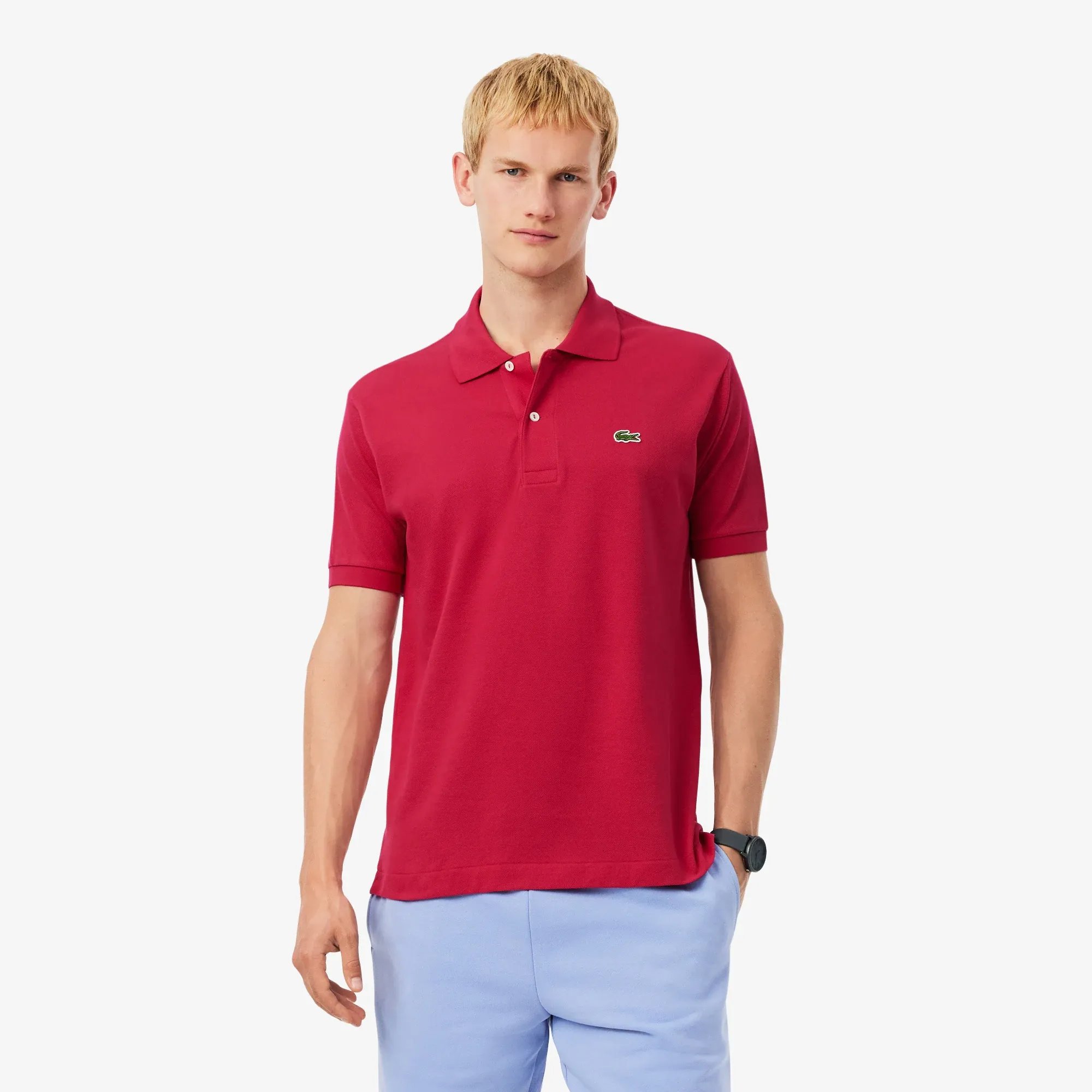 Lacoste Classic Fit L.12.12 Original Polo Shirt - Raspberry Pink