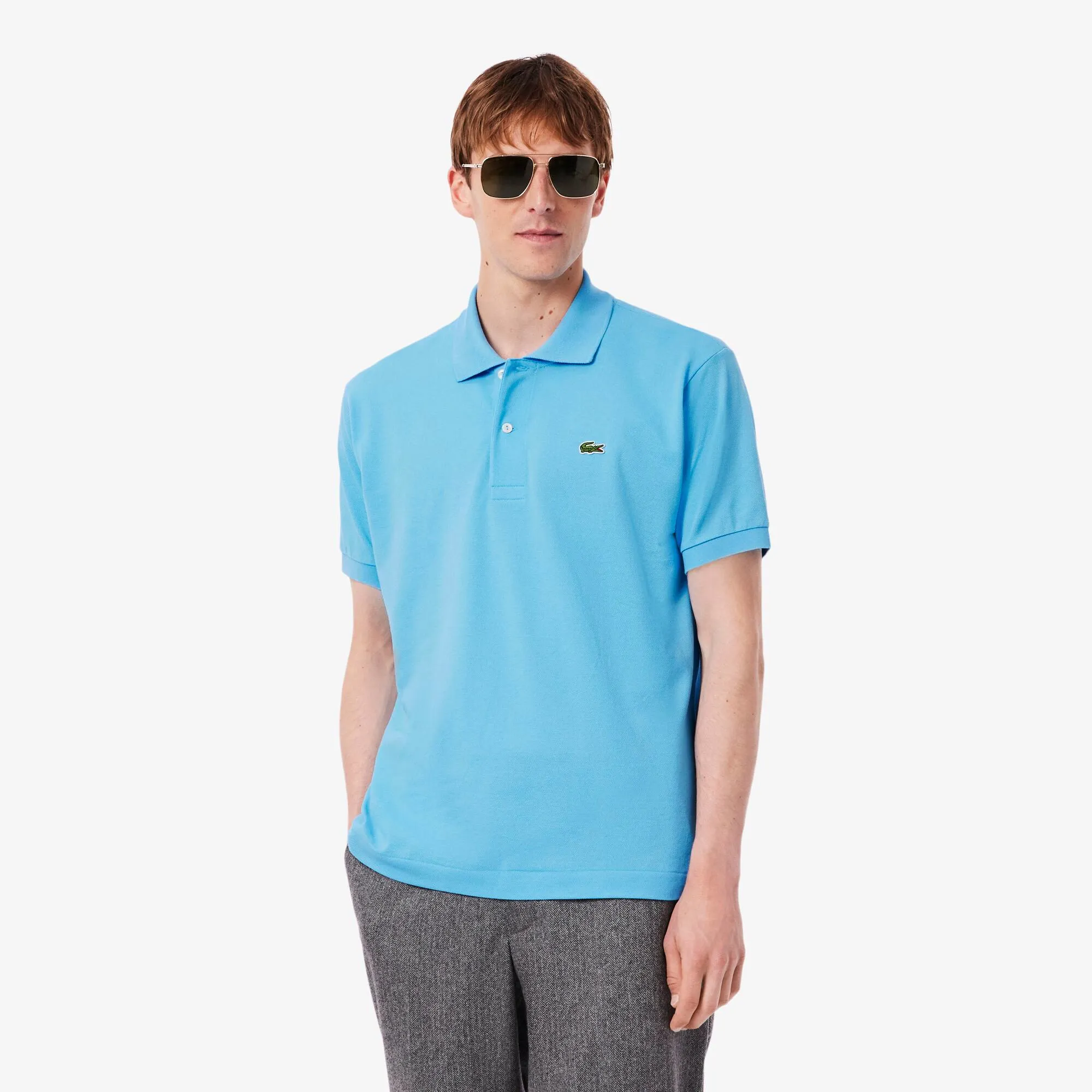 Lacoste Classic Fit L.12.12 Original Polo Shirt - Celest Blue