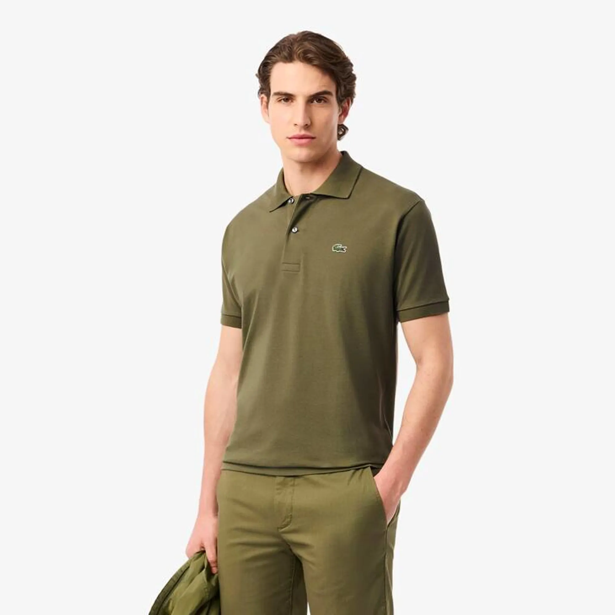 Lacoste Classic Fit L.12.12 Original Polo Shirt - Khaki Green