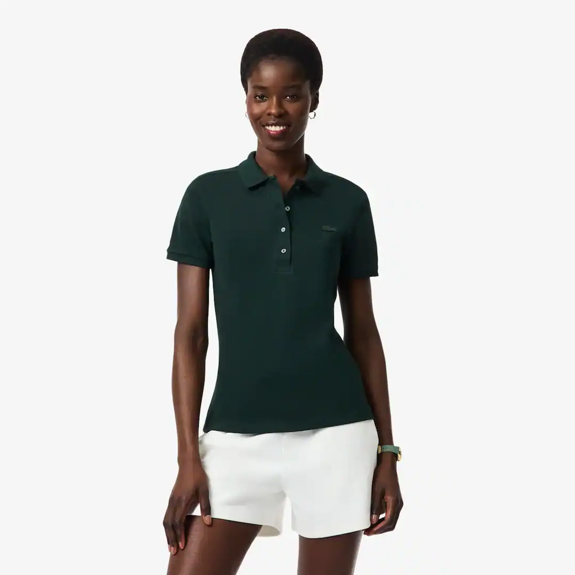 Lacoste L.12.D Slim Fit Stretch Piqué Polo Shirt - Sinople Green