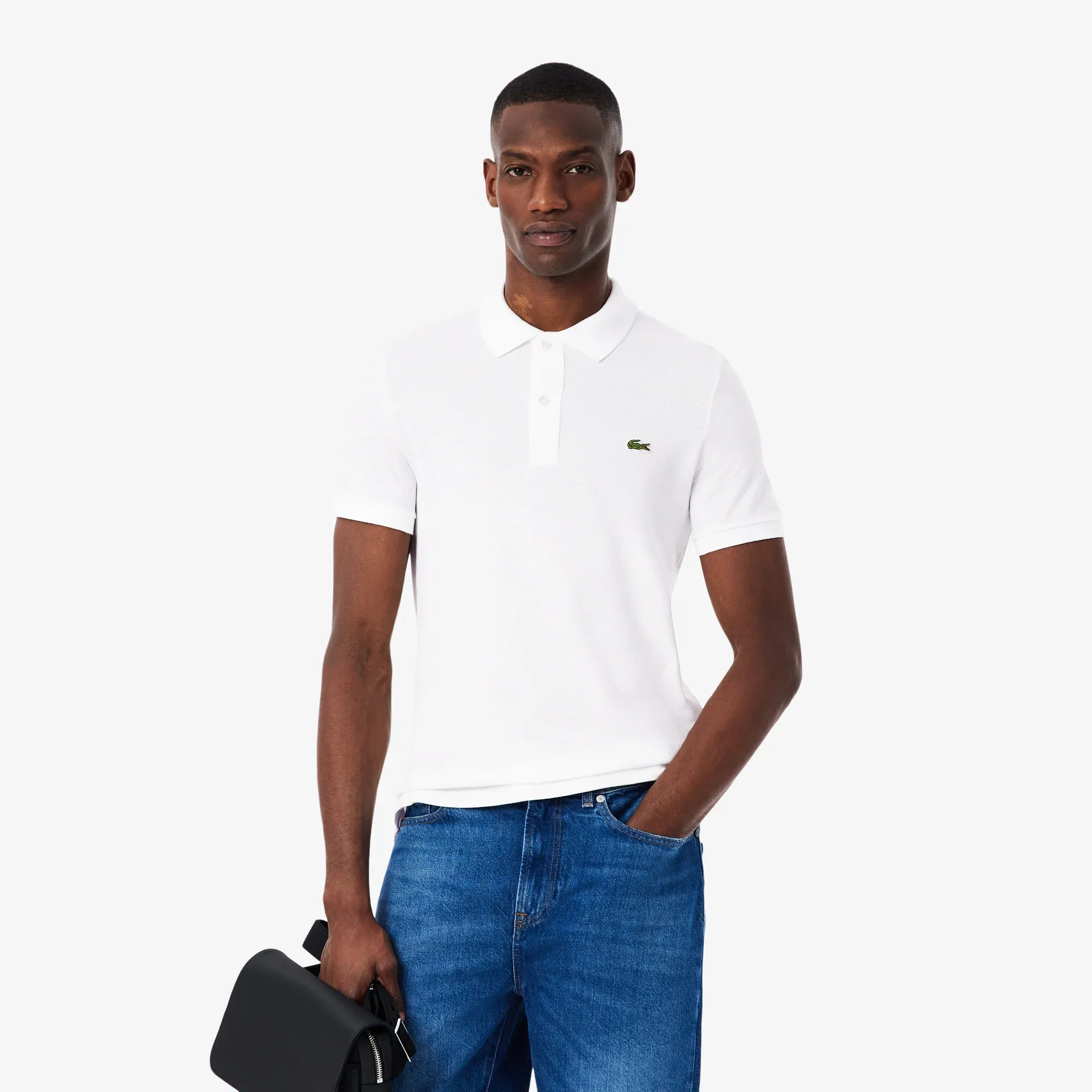 Customised Slim Fit Lacoste Polo - Without Color