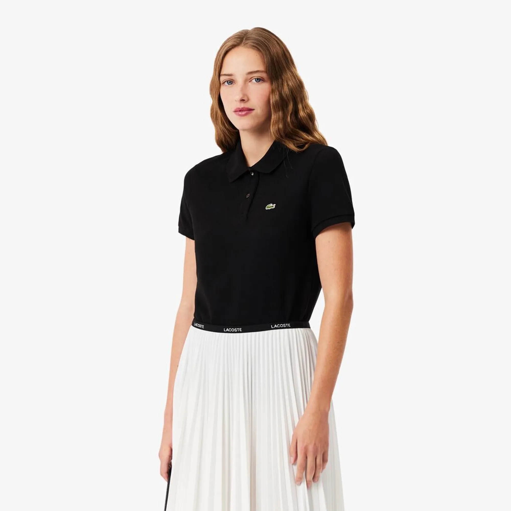 Lacoste Regular Fit Supple Petit Piqué Polo Shirt - Noir
