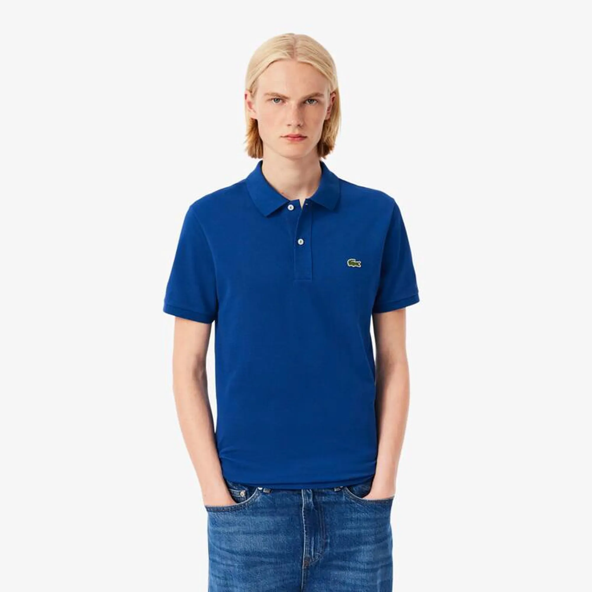 Lacoste Slim Fit L.12.12 Piqué Polo Shirt - Sapphire Blue