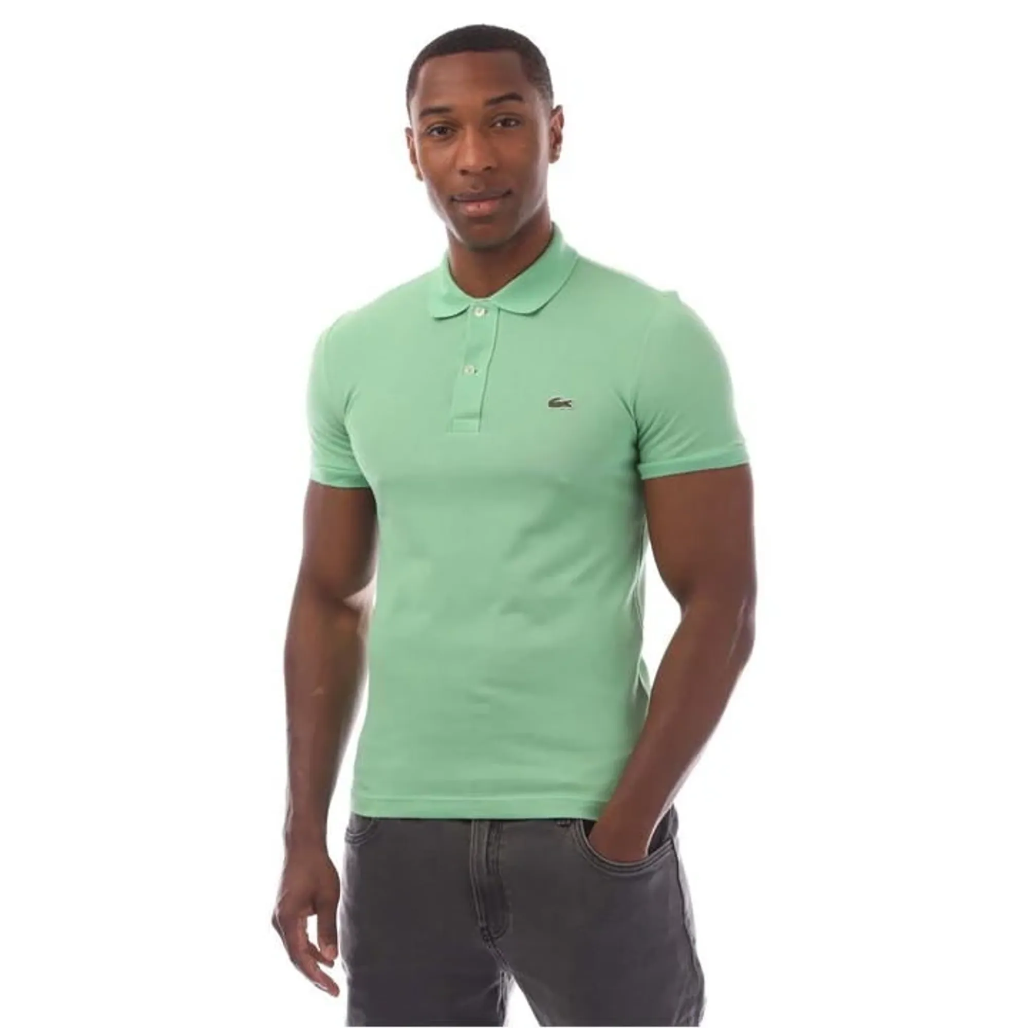 Lacoste Slim Fit L.12.12 Piqué Polo Shirt - Liamone Green