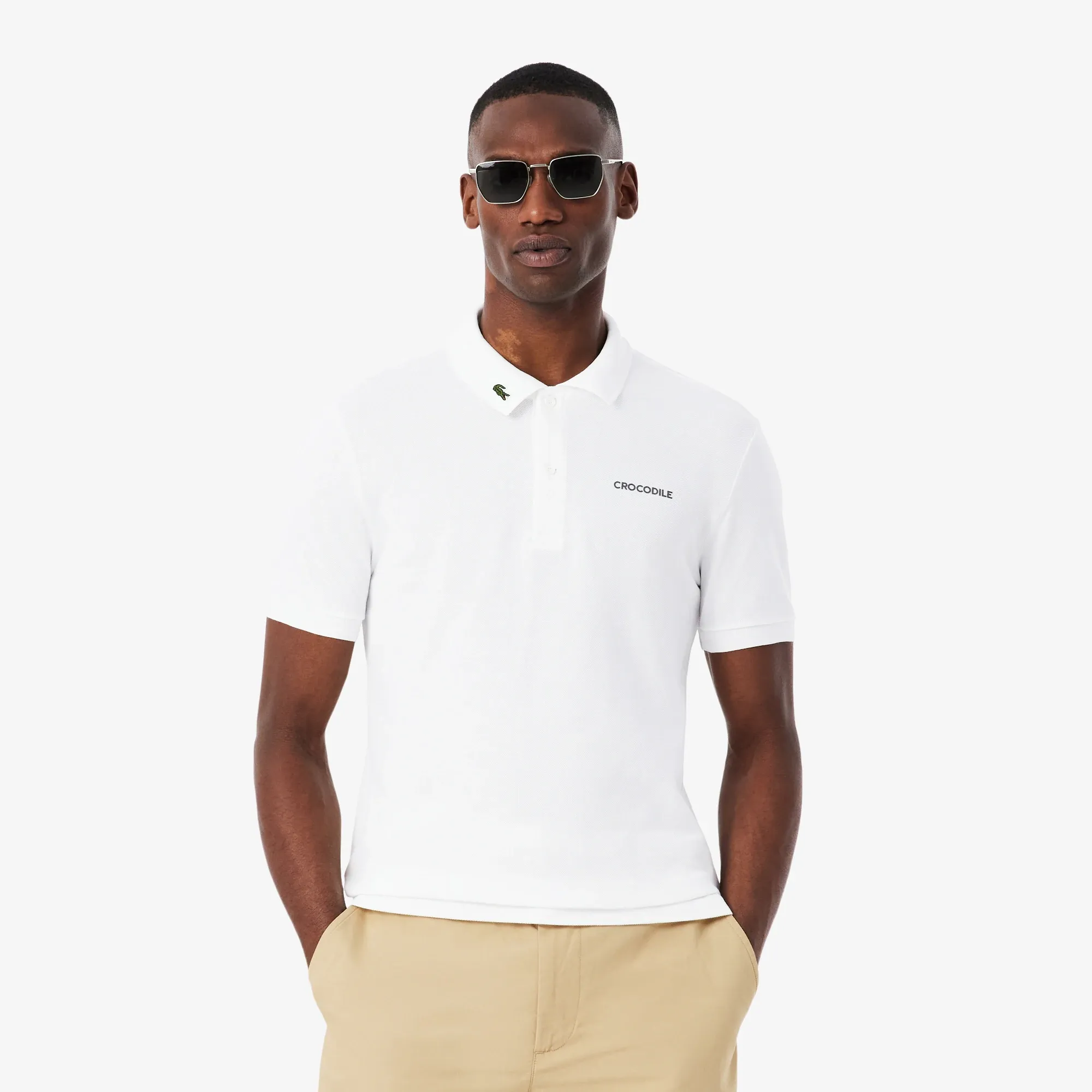Lacoste Regular Fit L.12.12 Branded Polo Shirt - White