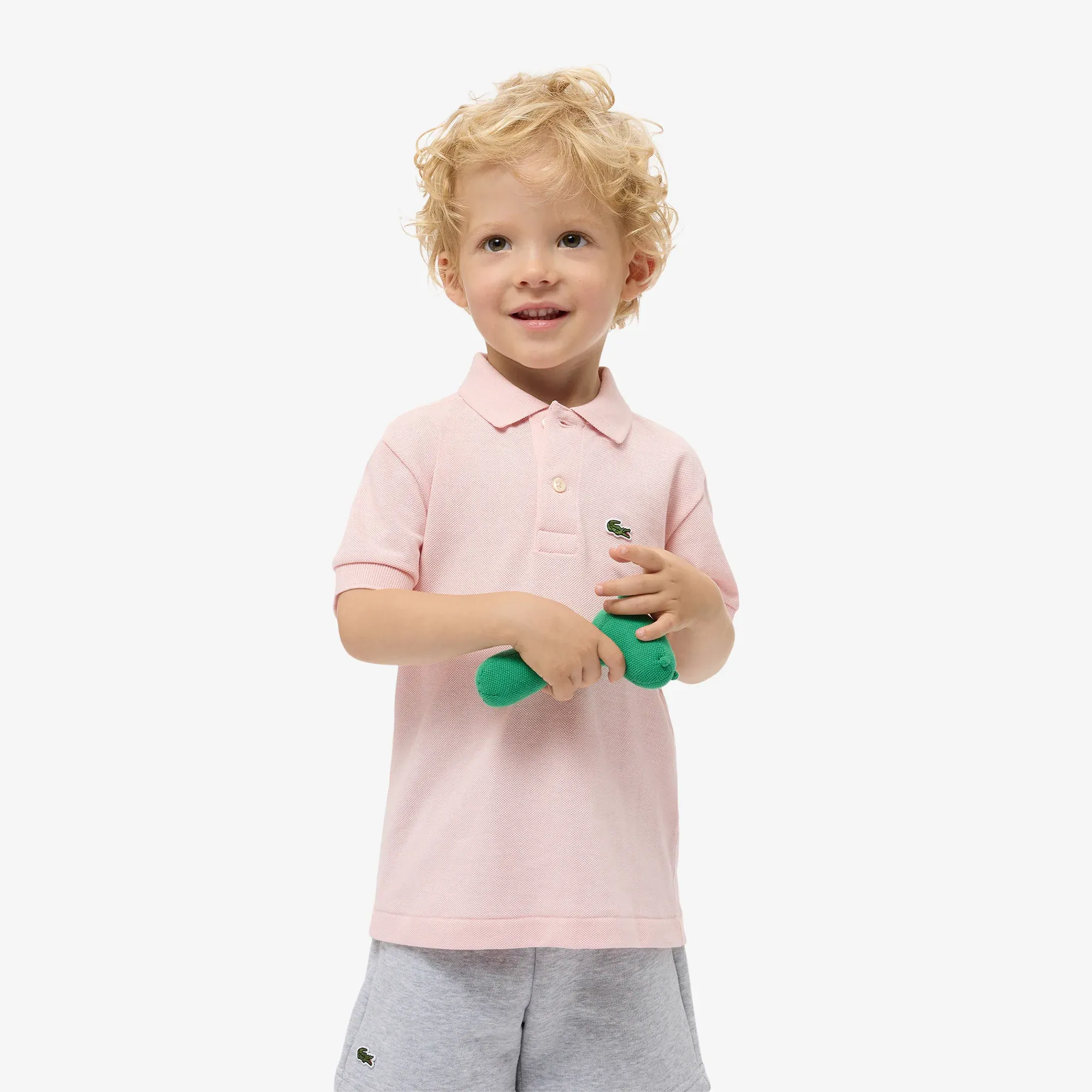 Lacoste Petit Piqué Polo Shirt - Light Pink