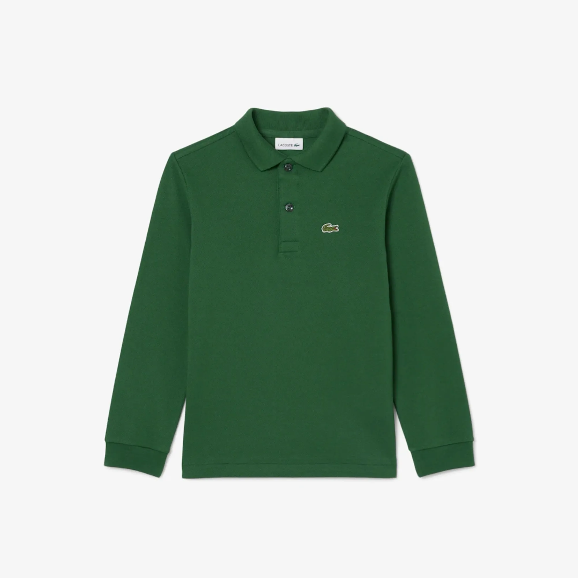 Lacoste Long Sleeve Petit Piqué Polo Shirt - Pine Green