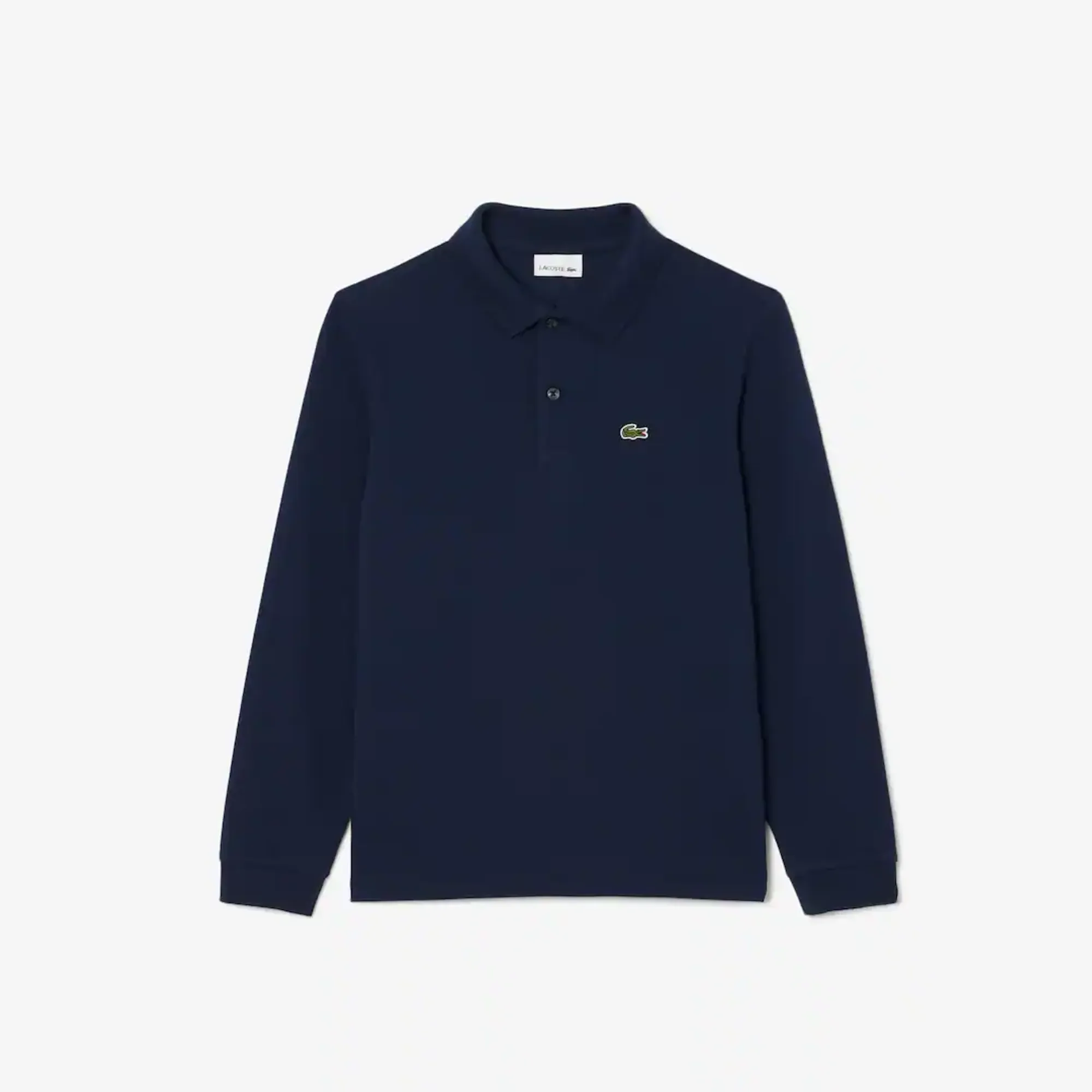 Lacoste Long Sleeve Petit Piqué Polo Shirt - Midnight Blue