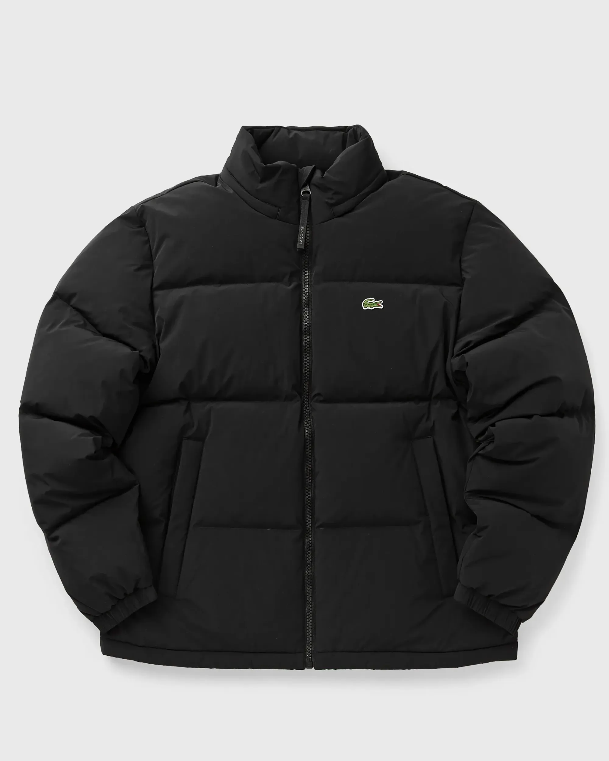 Lacoste Water-Repellent Hooded Down Jacket - Noir