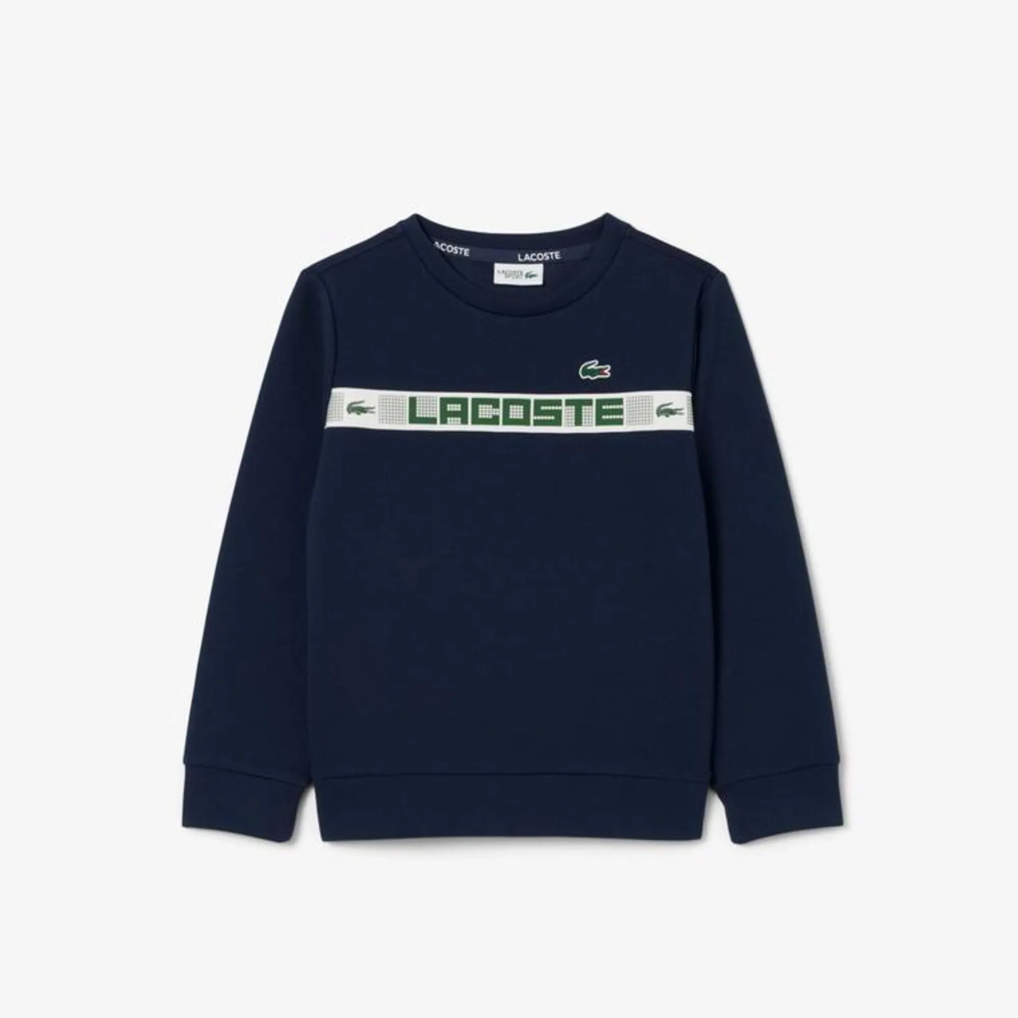 Lacoste Contrast Stripe Sport Sweatshirt - Midnight Blue