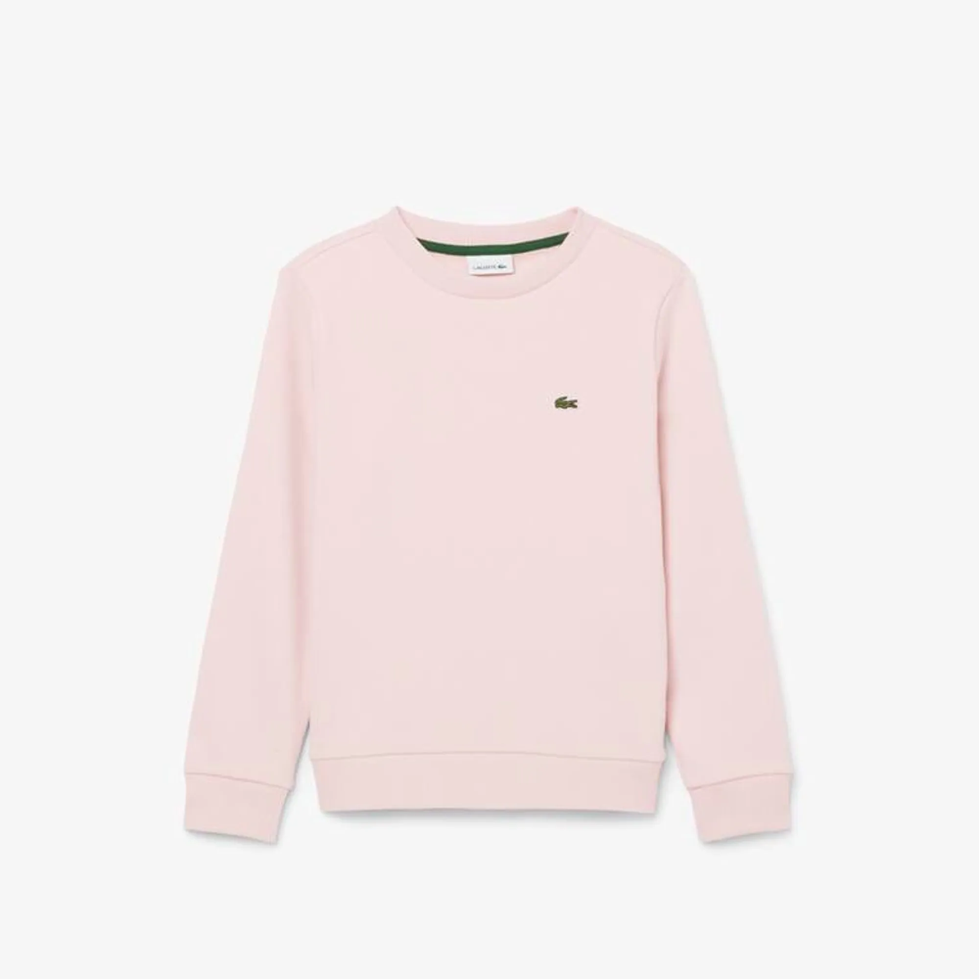 Lacoste Fleece Crew Neck Sweatshirt - Light Pink