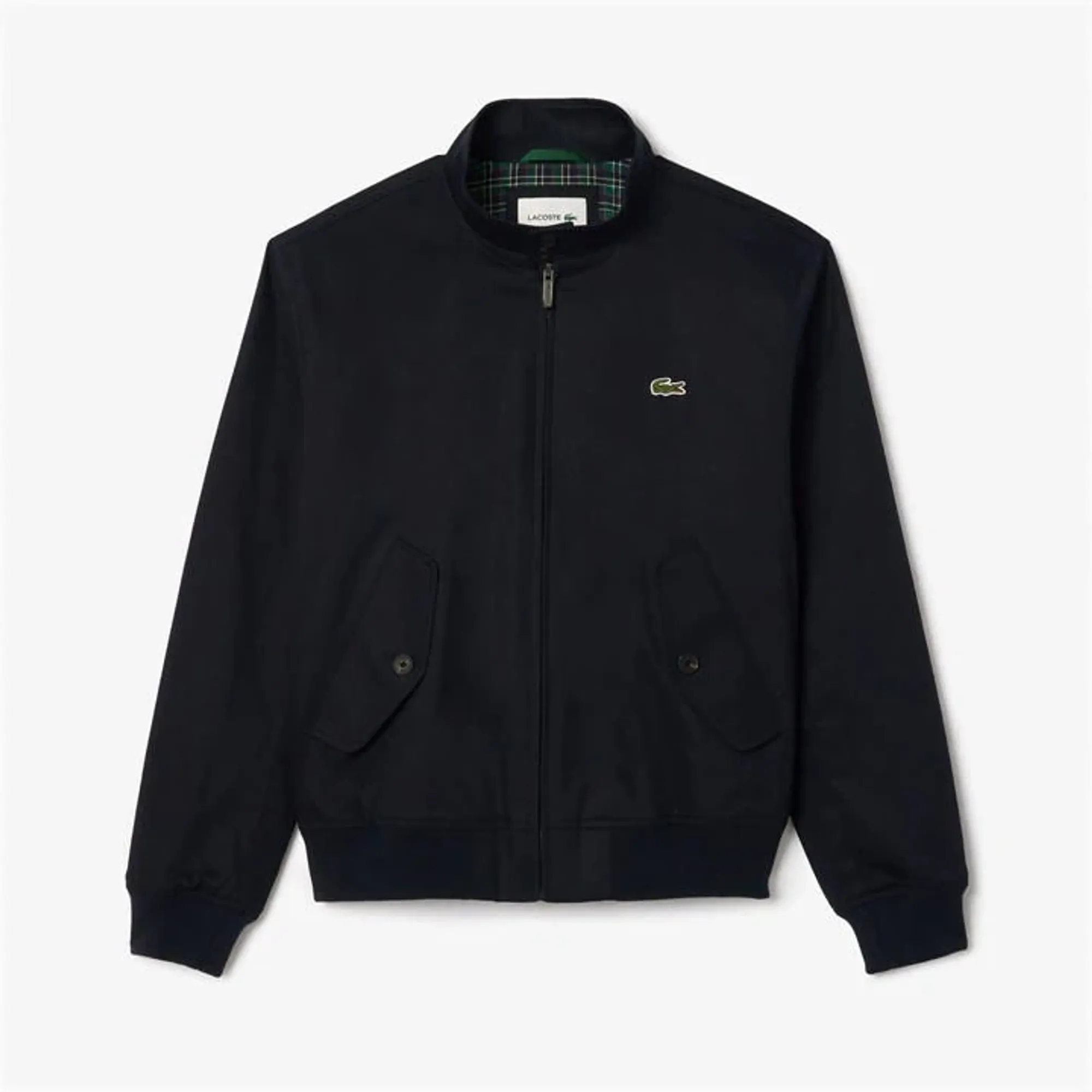 Water-Repellent Twill Harrington Jacket - Navy