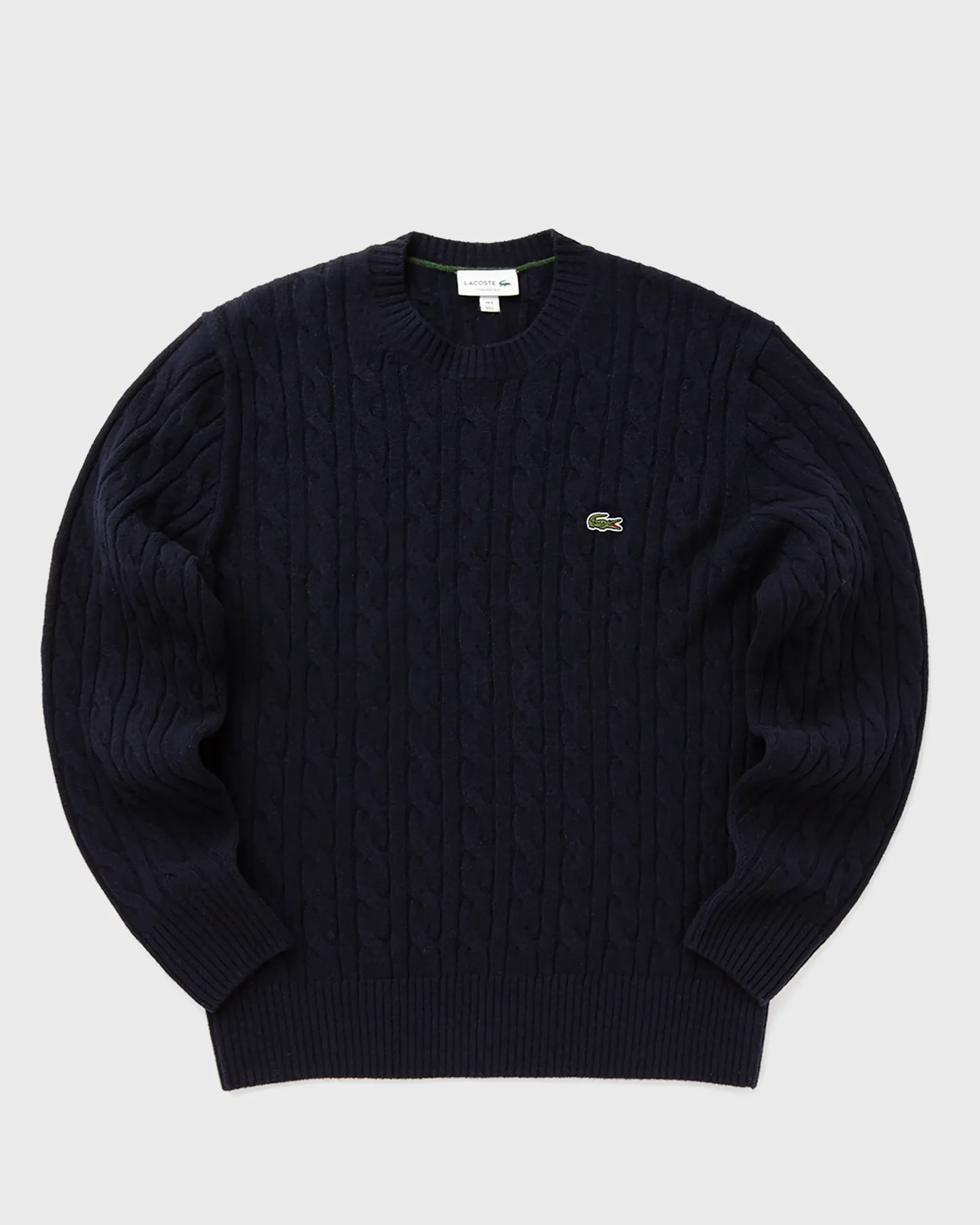 CARDED WOOL CREW NECK SWEATER