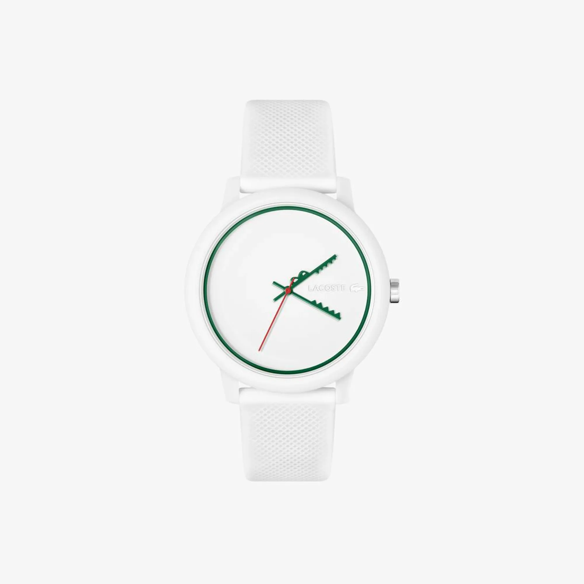 Lacoste.12.12 3 Hand Silicone Watch with Crocodile - Colour