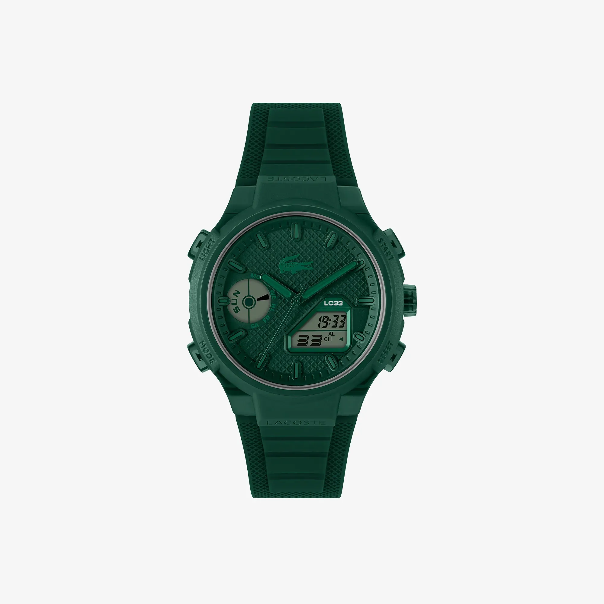 Lacoste LC33 Analog and Digital Silicone Watch - Colour