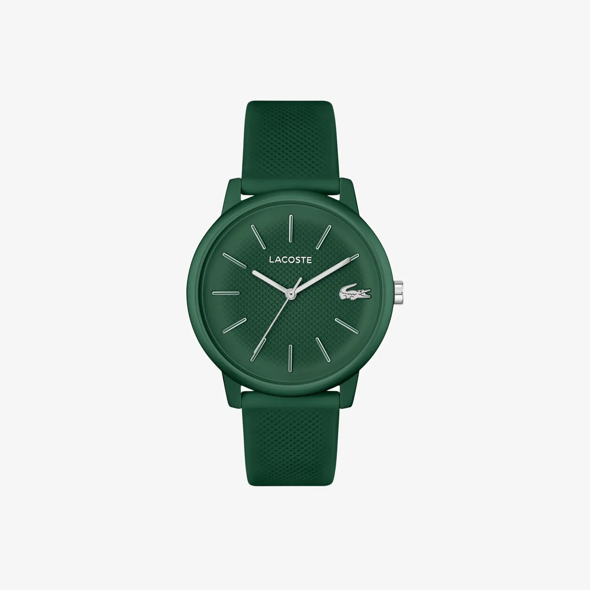 Lacoste.12.12 Move 3 Hands Watch Khaki Silicone - Colour
